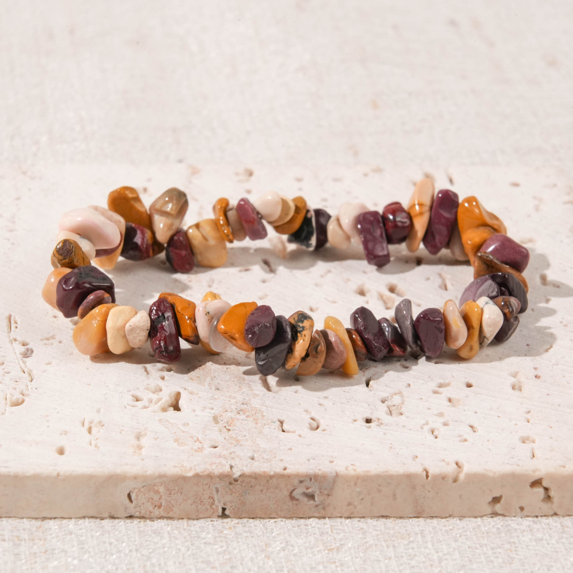 Mookaite Jasper Chip Bracelet