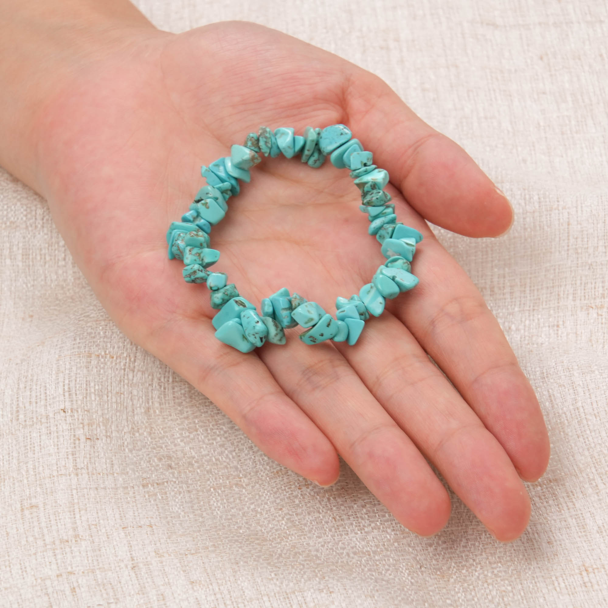 Turquoise Chip Bracelet