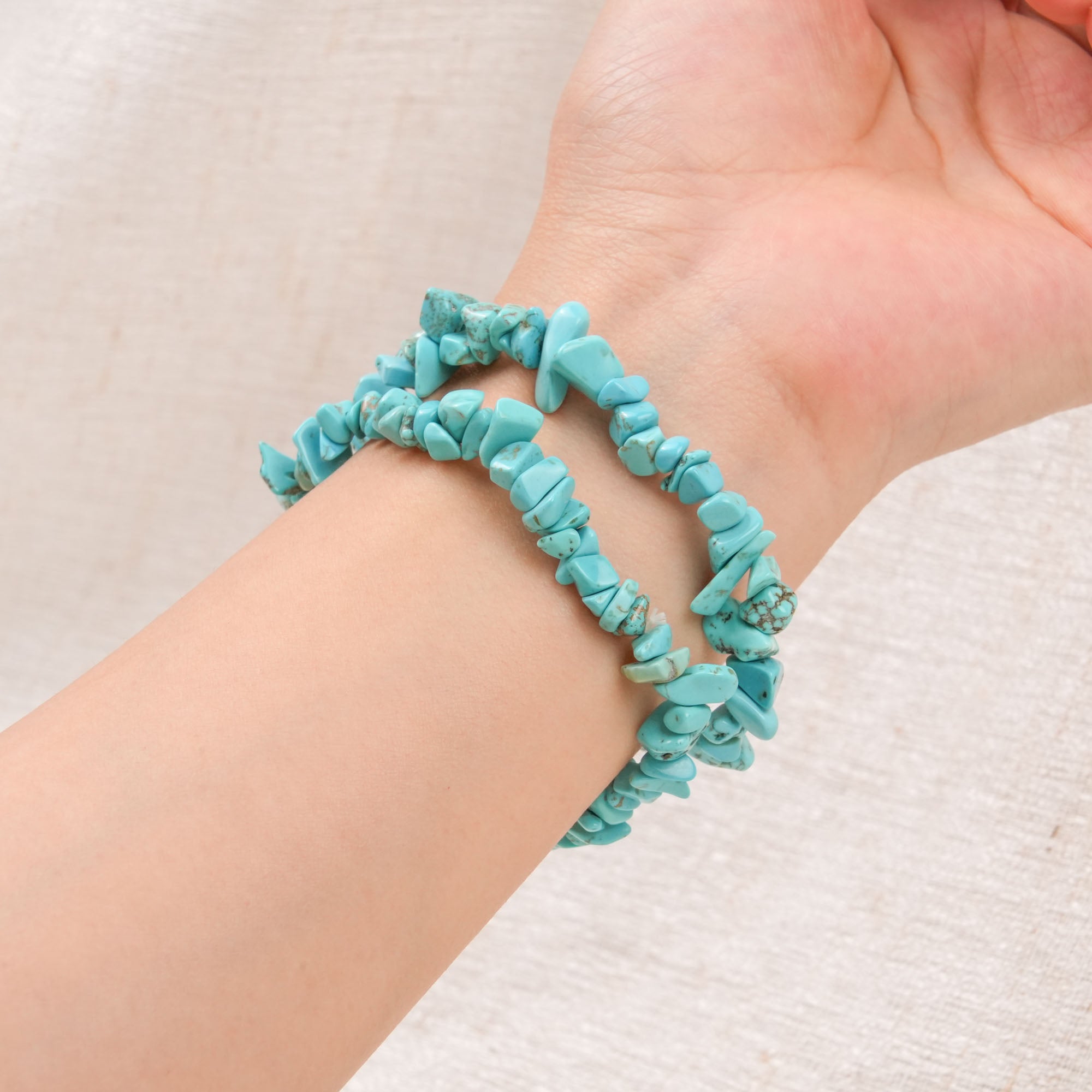 Turquoise Chip Bracelet