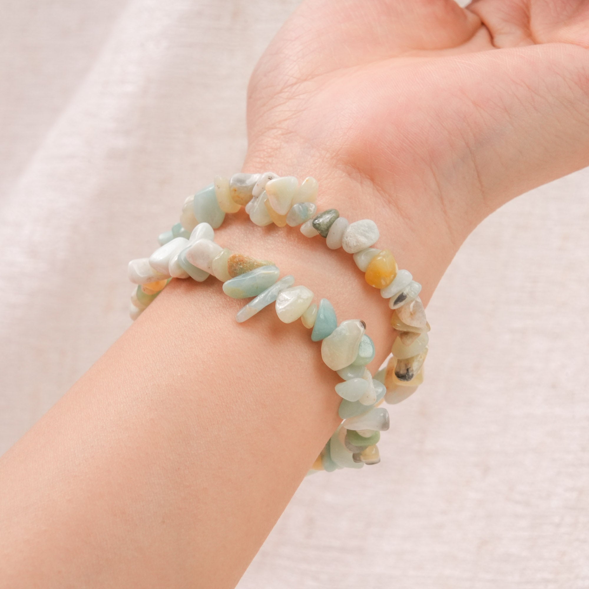Amazonite Chip Bracelet