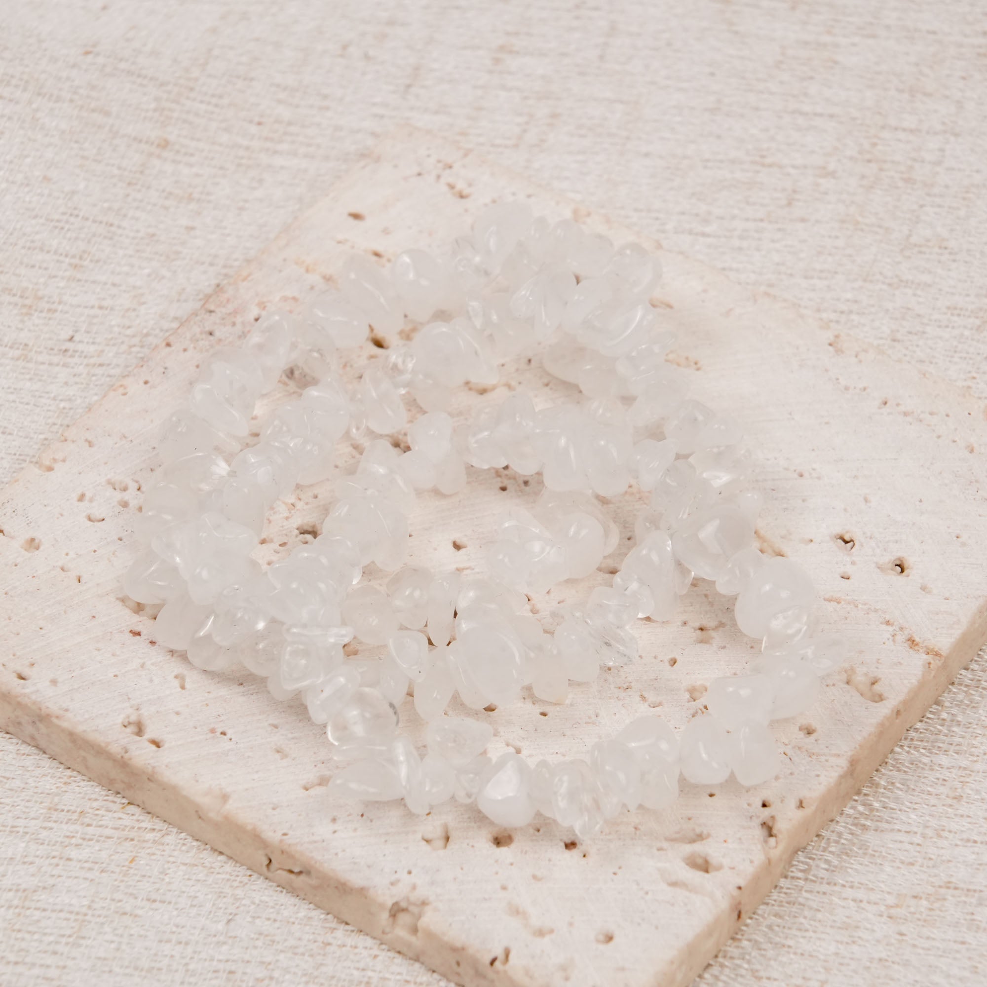 Clear Quartz Chip Bracelet