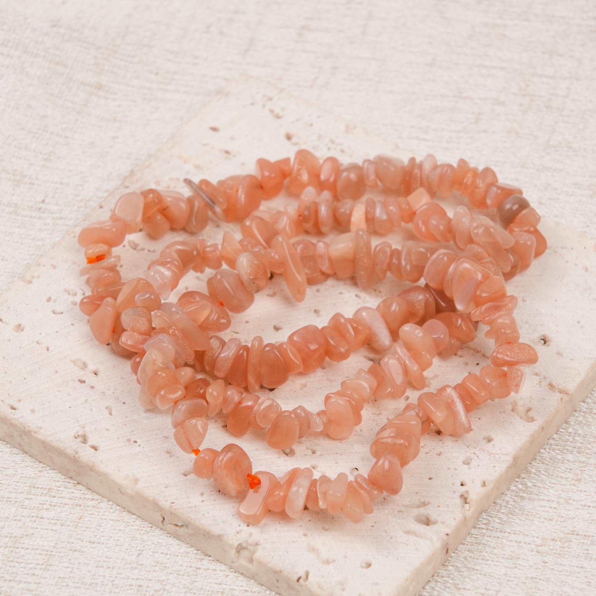 Golden Sun Stone Chip Bracelet