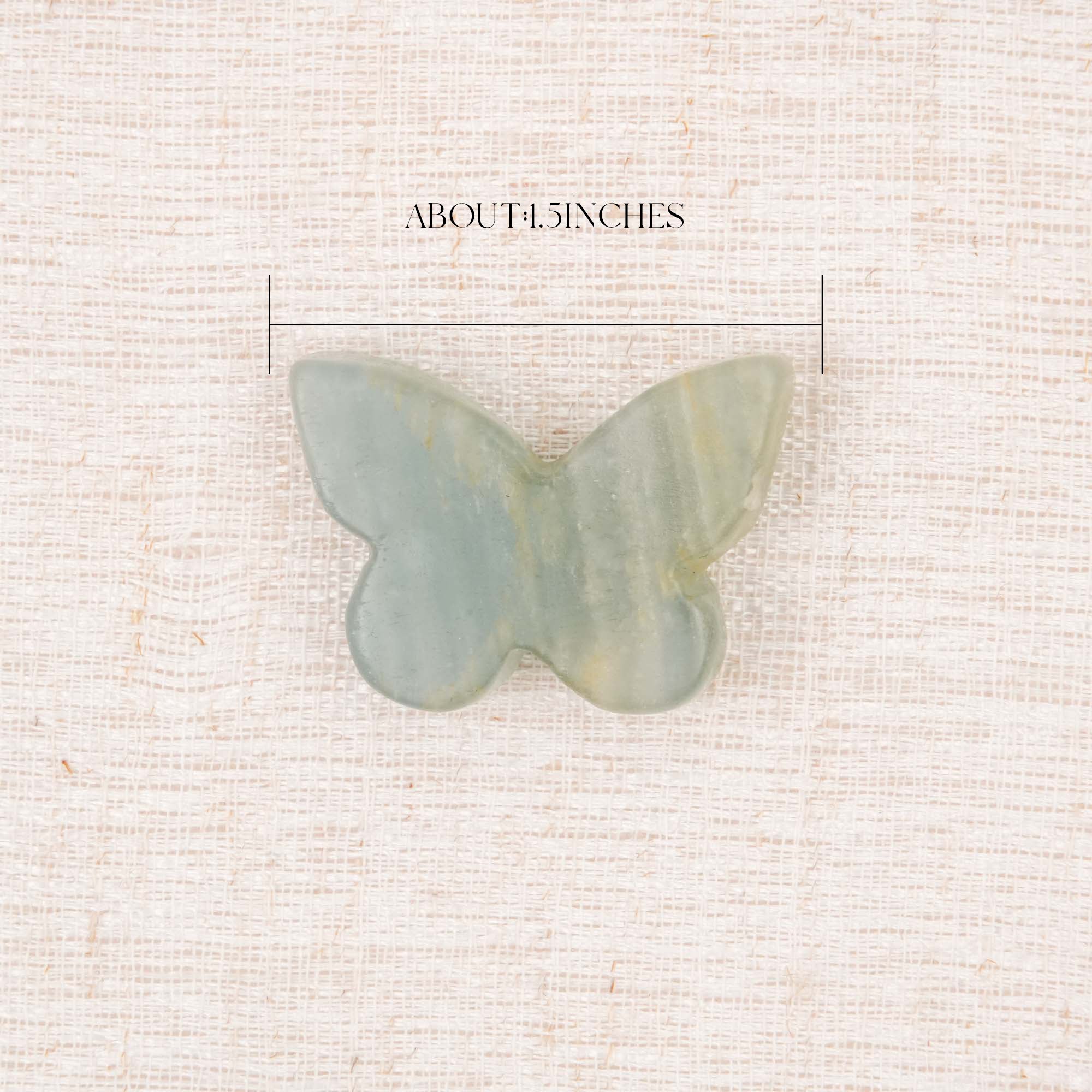 Blue Onyx Butterfly Carving