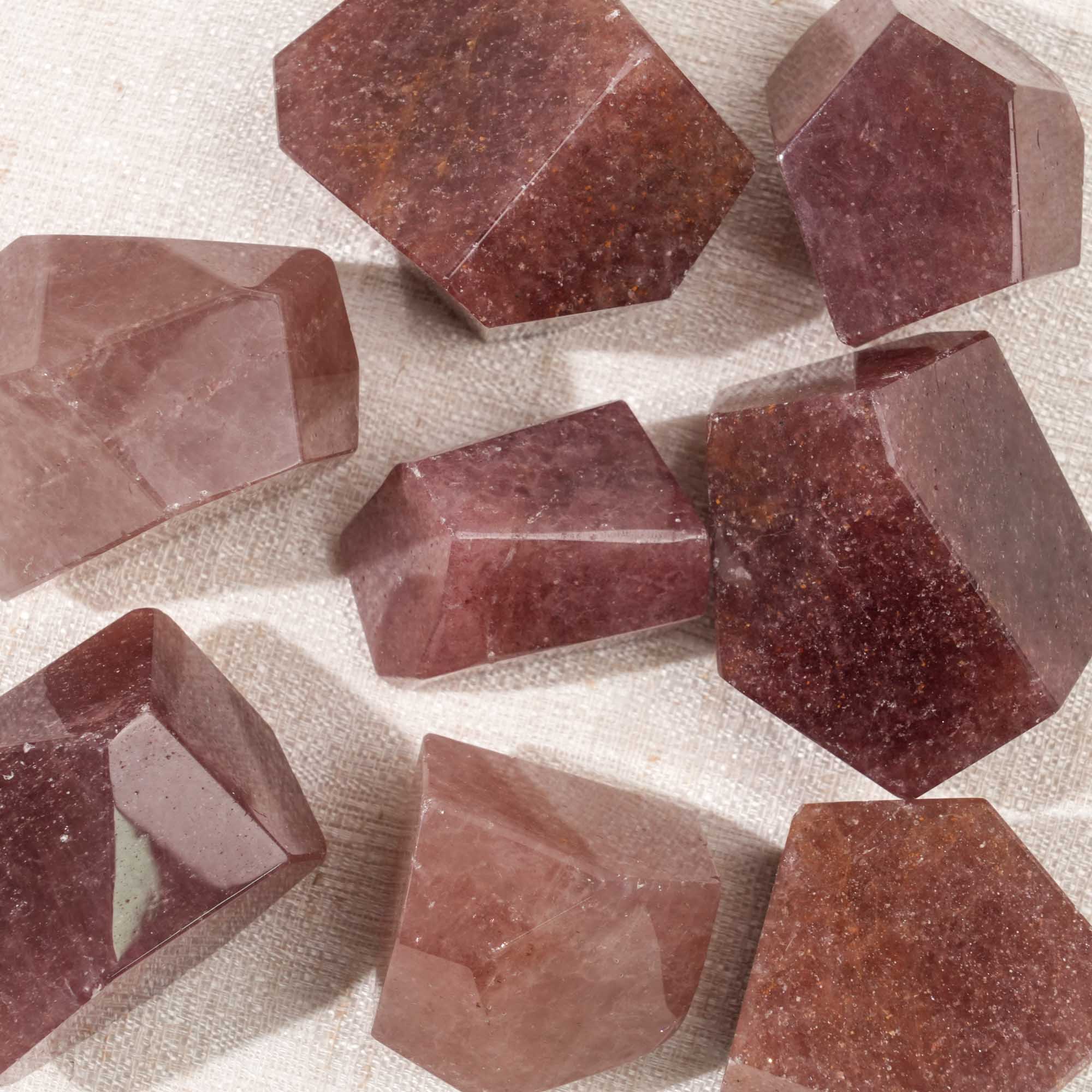 Strawberry Quartz Freeform