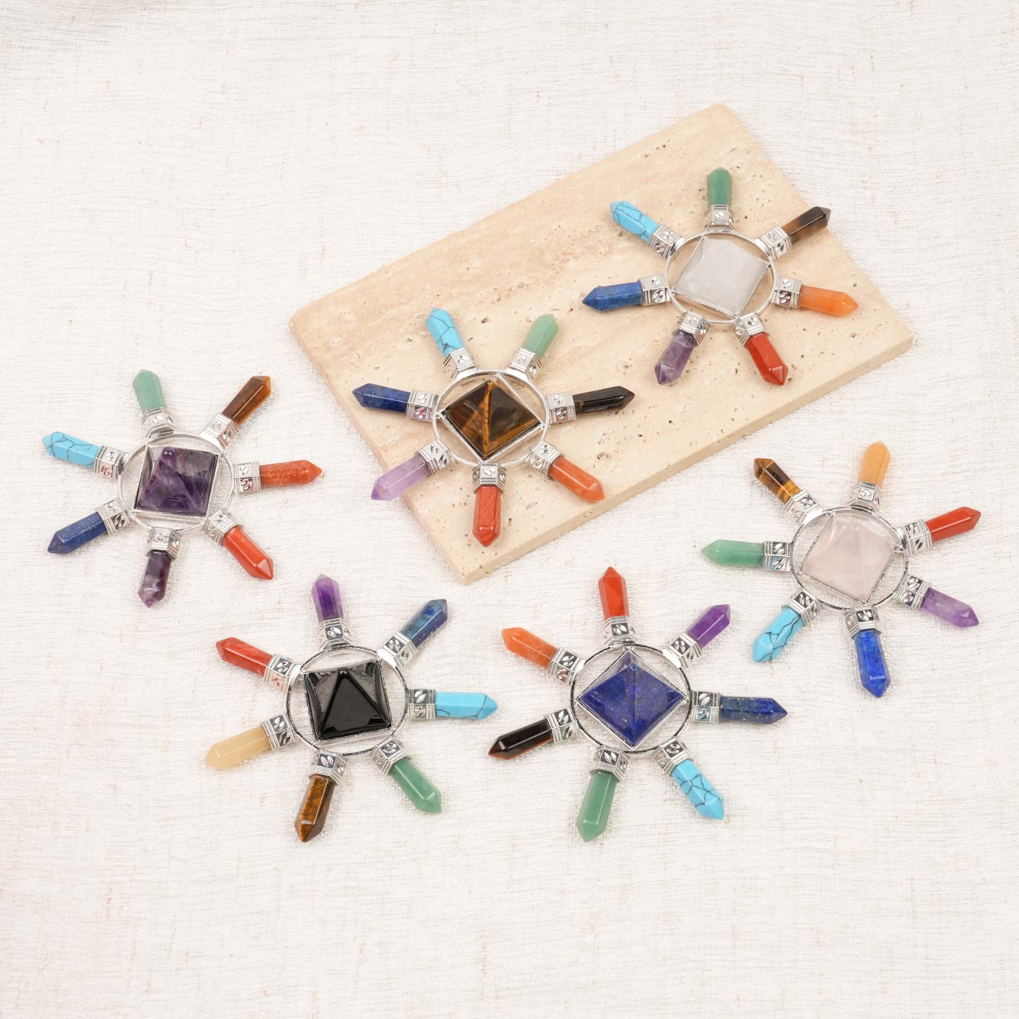 Seven Chakra Pyramid Energy Generator