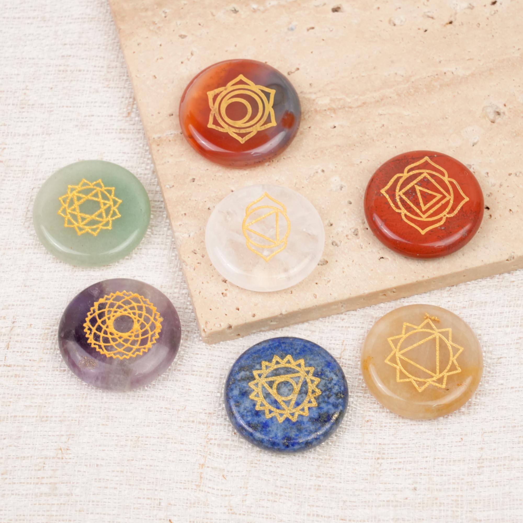 Seven Chakra Crystals Kit