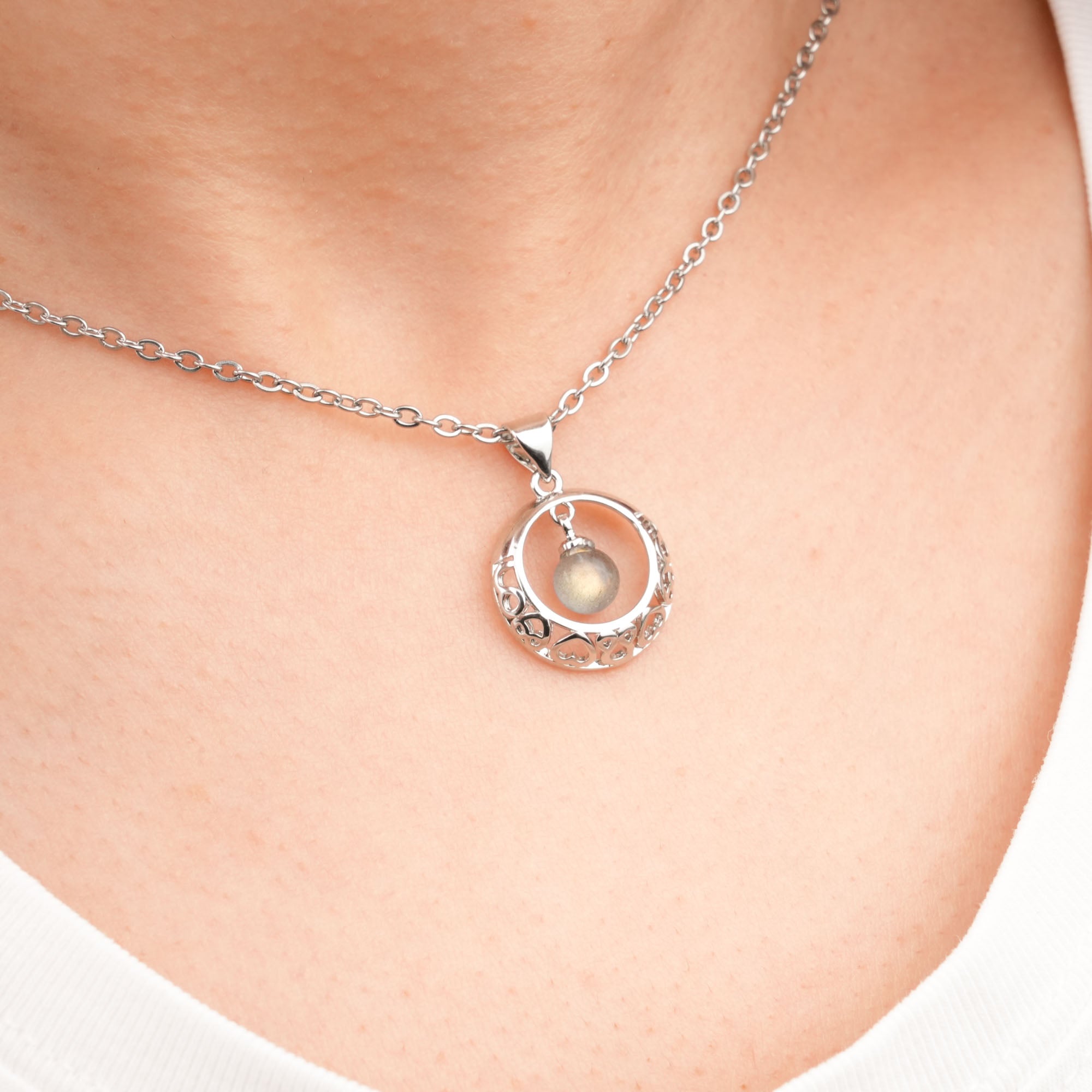 Blue Moonstone Pendant