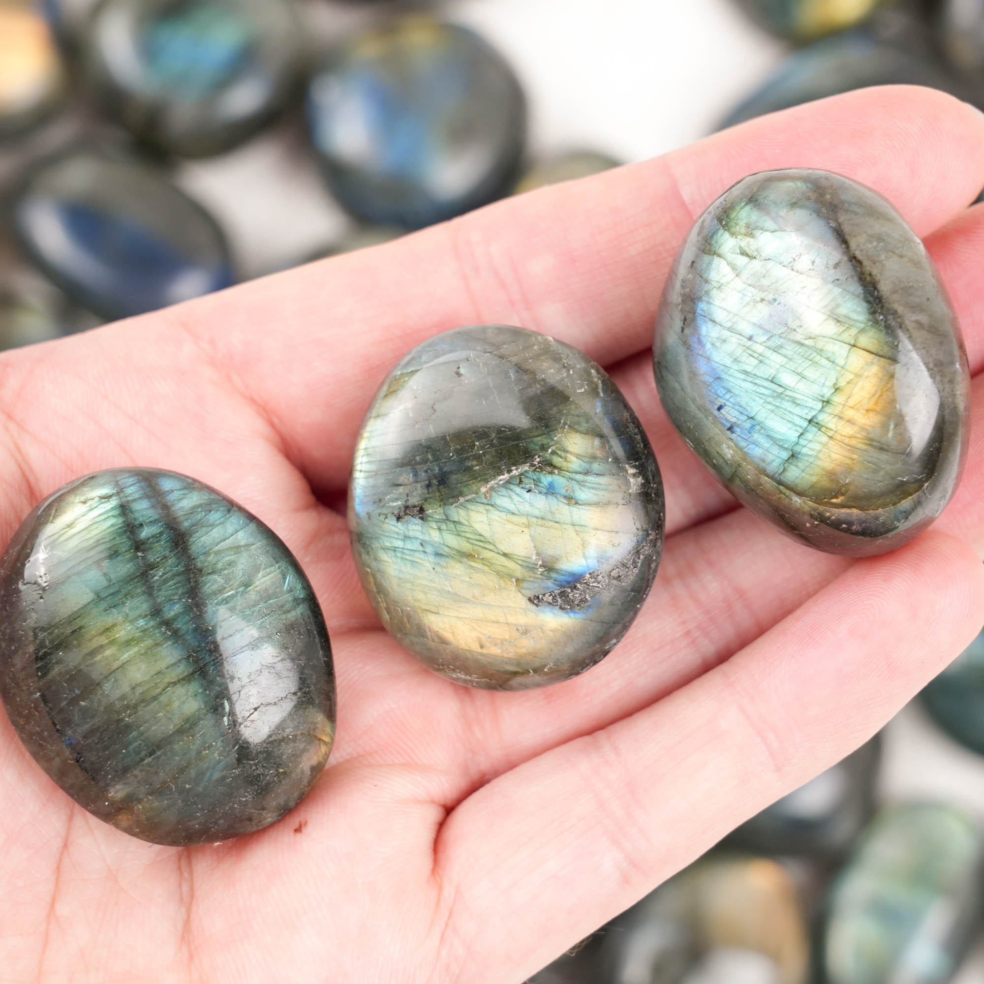 Blue Labradorite Tumbled Stone