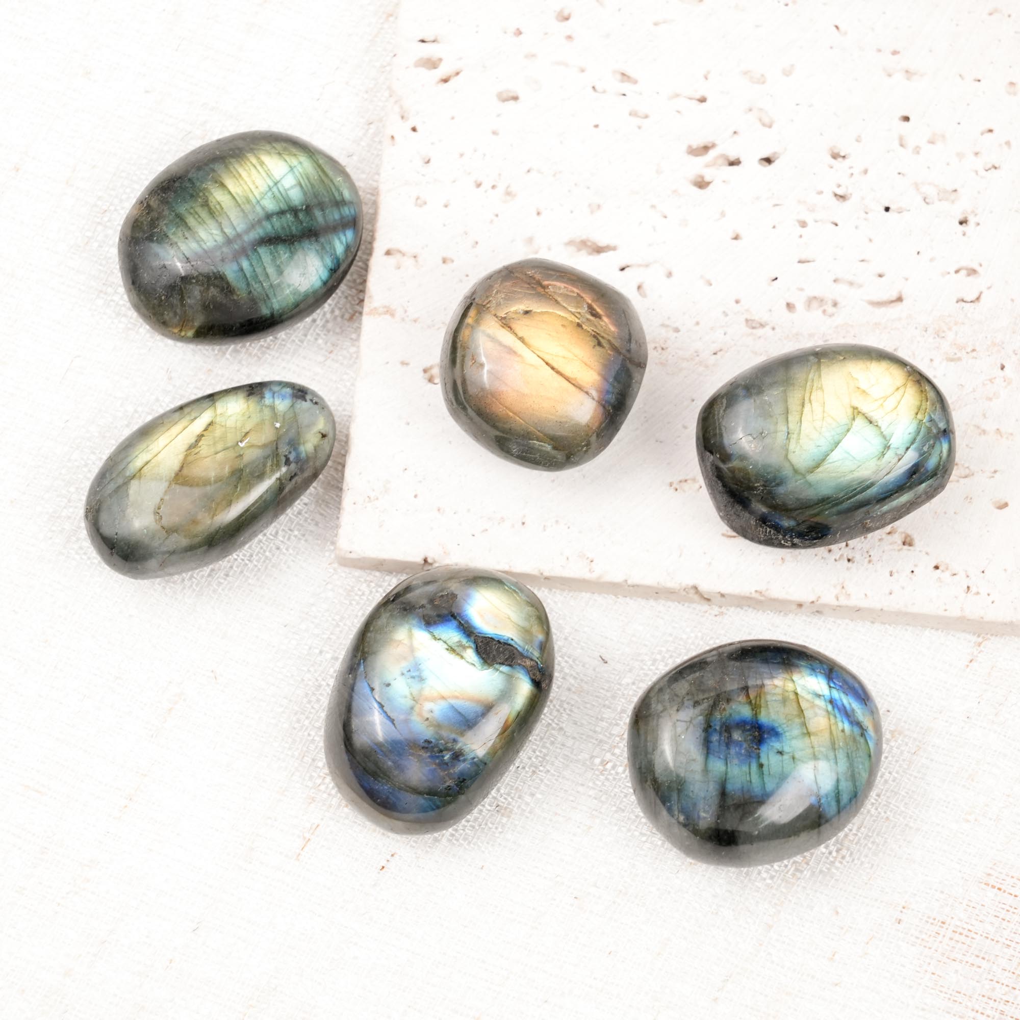 Blue Labradorite Tumbled Stone