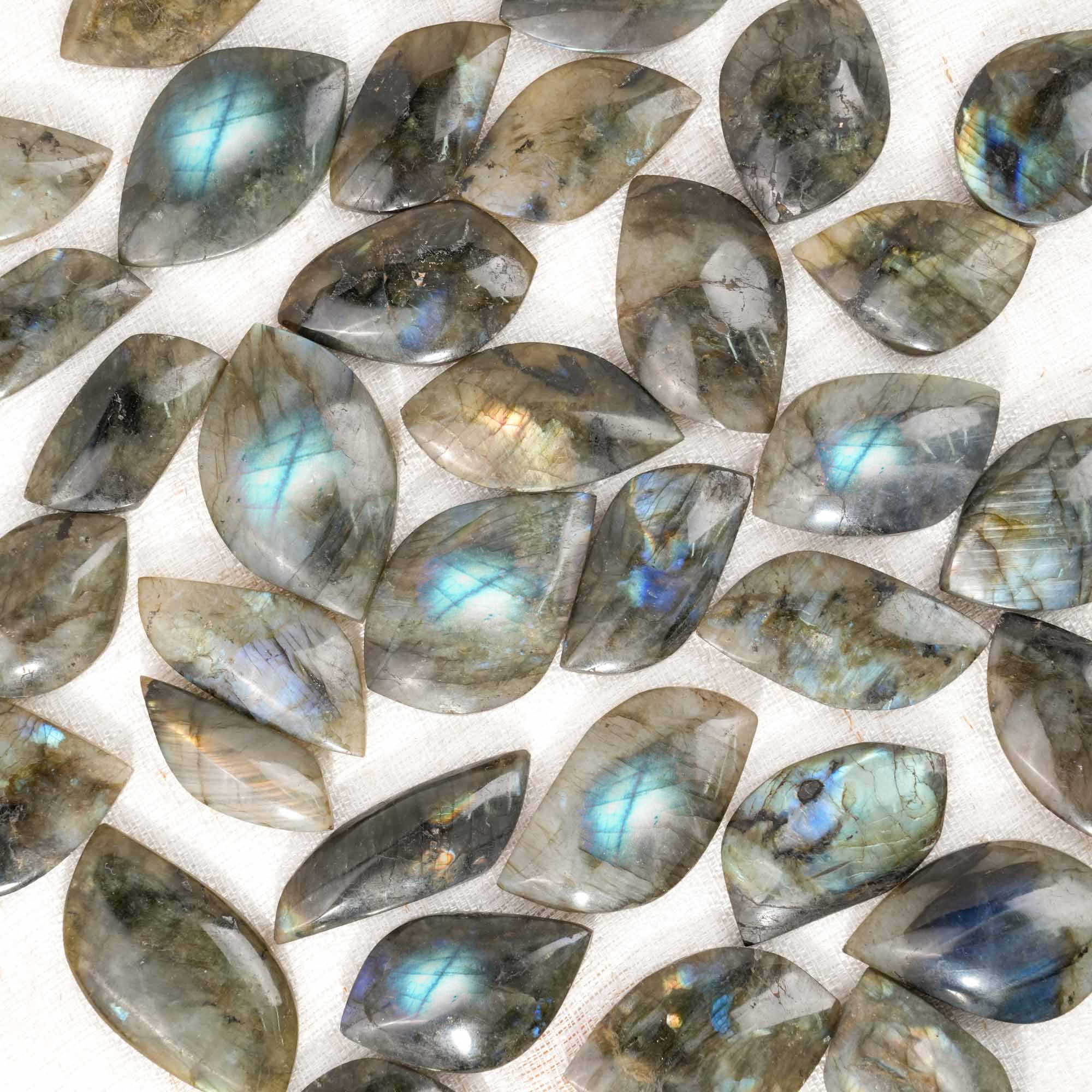 Blue Labradorite Leaves