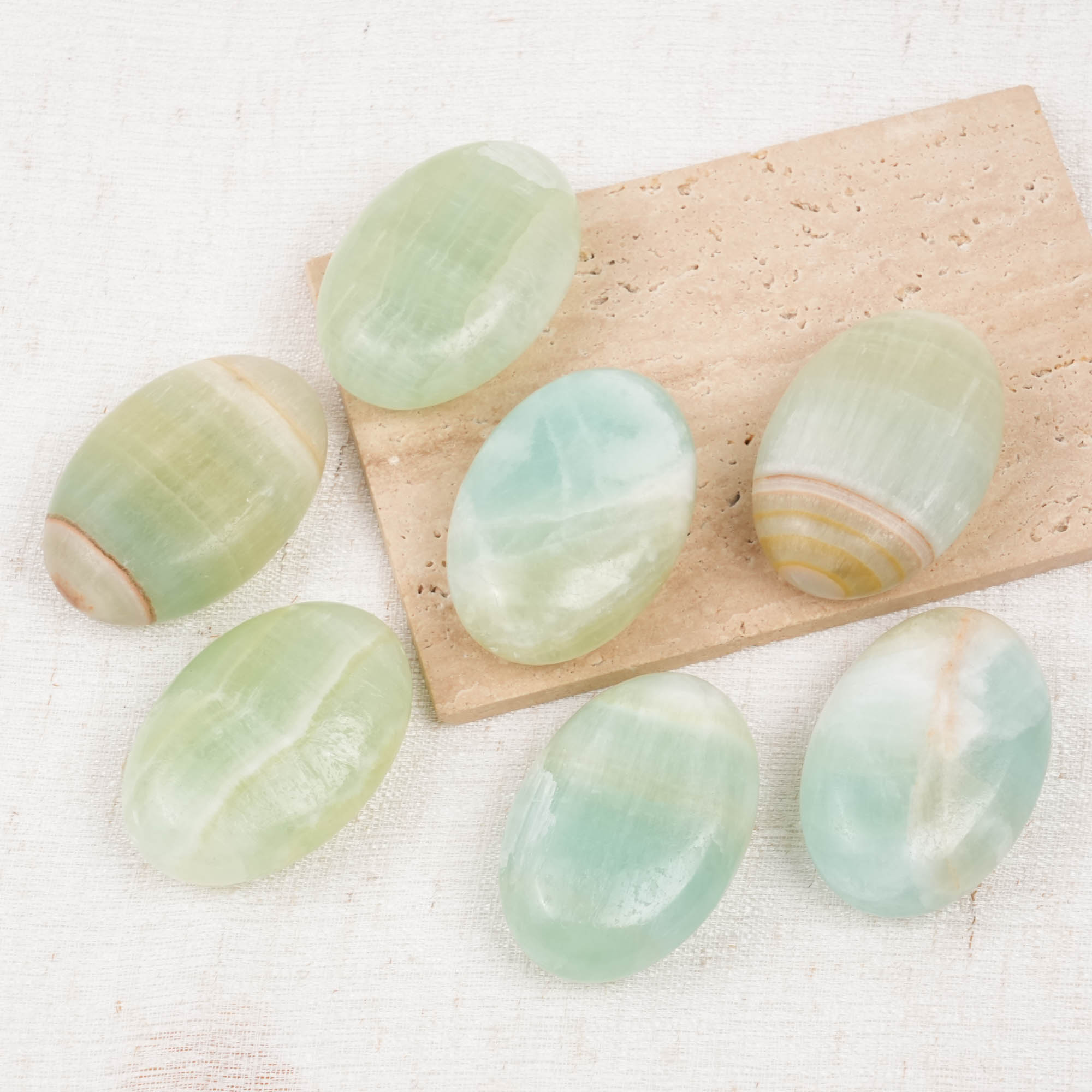 Caribean Calcite Palm Stone