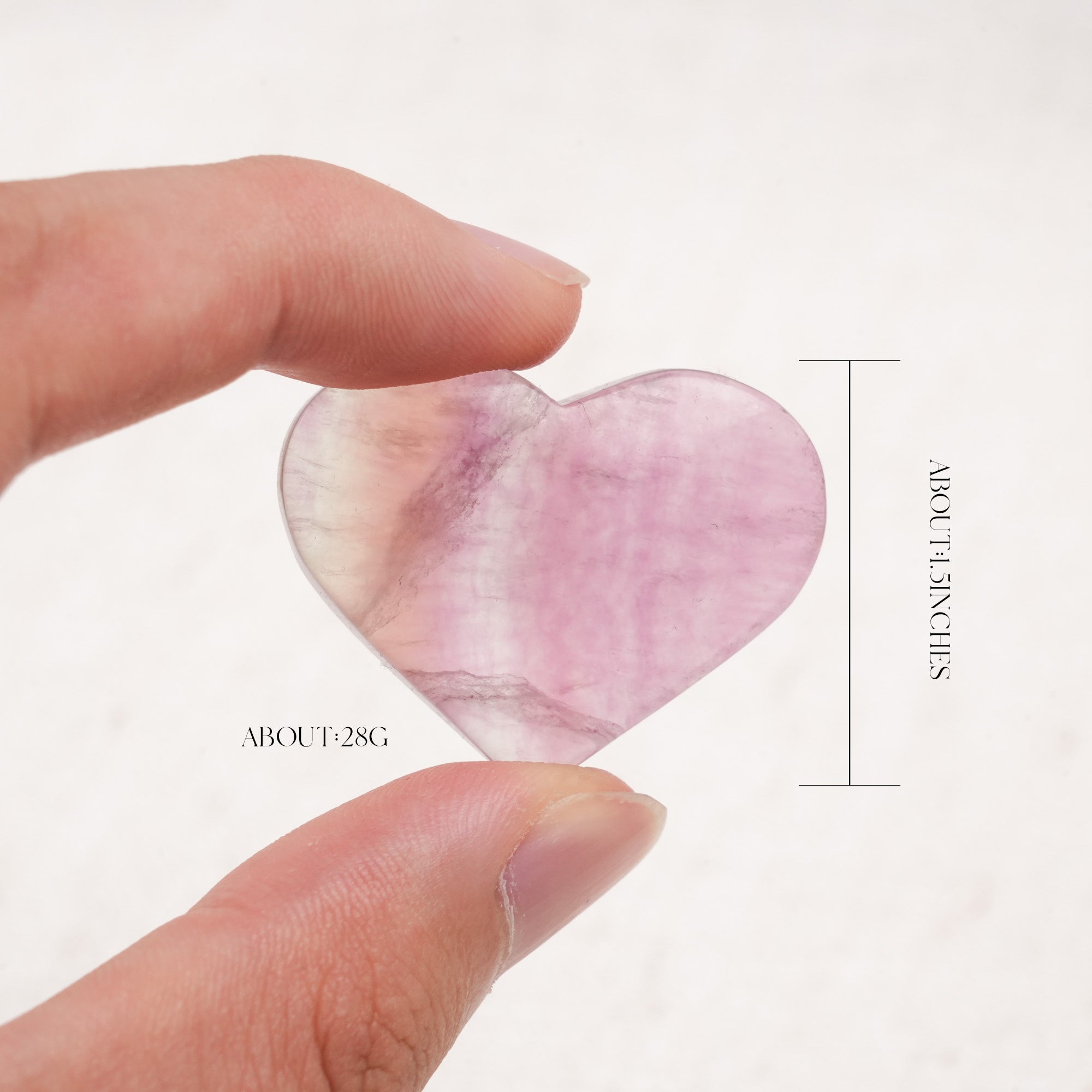 Candy Fluorite Heart