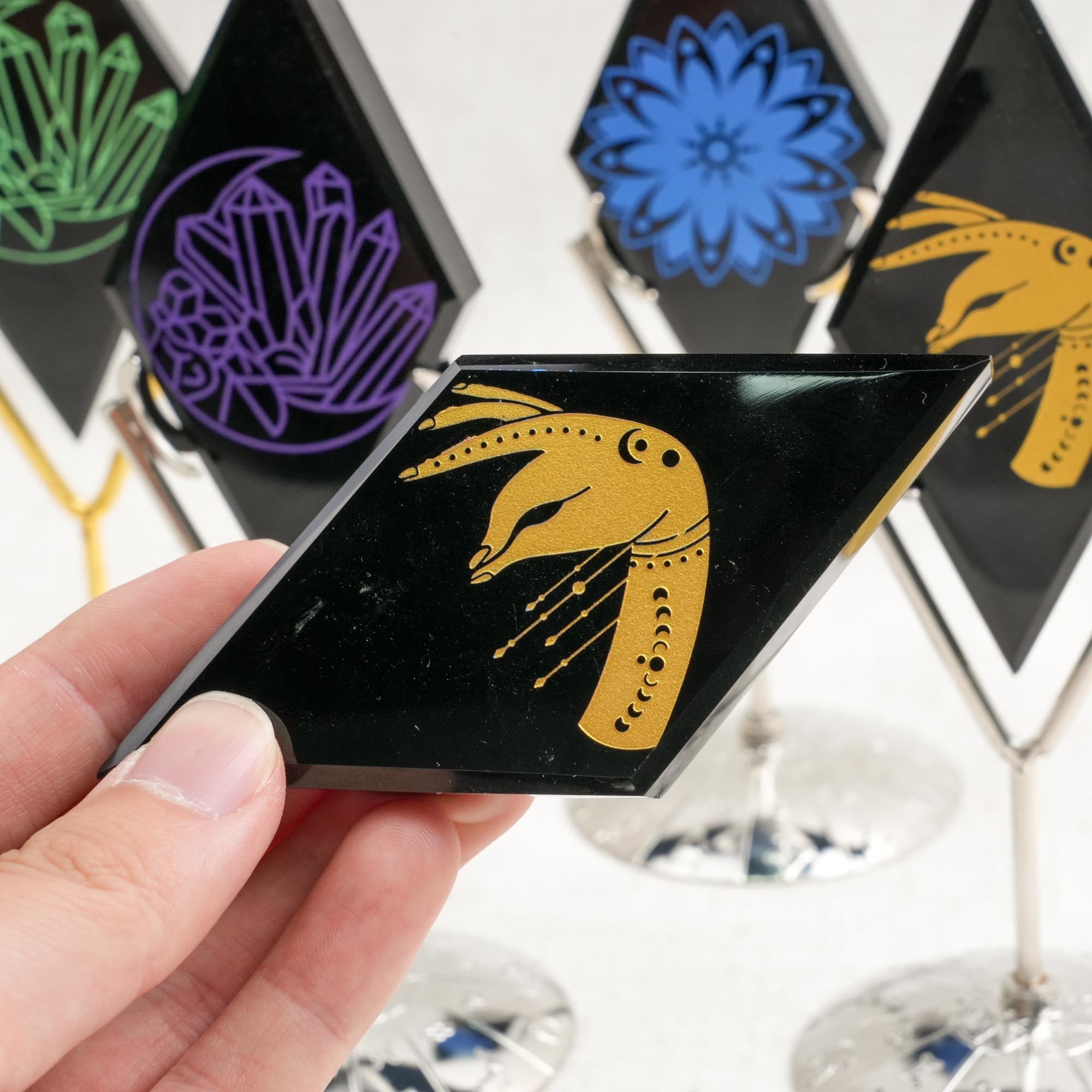 Black Obsidian Diamond