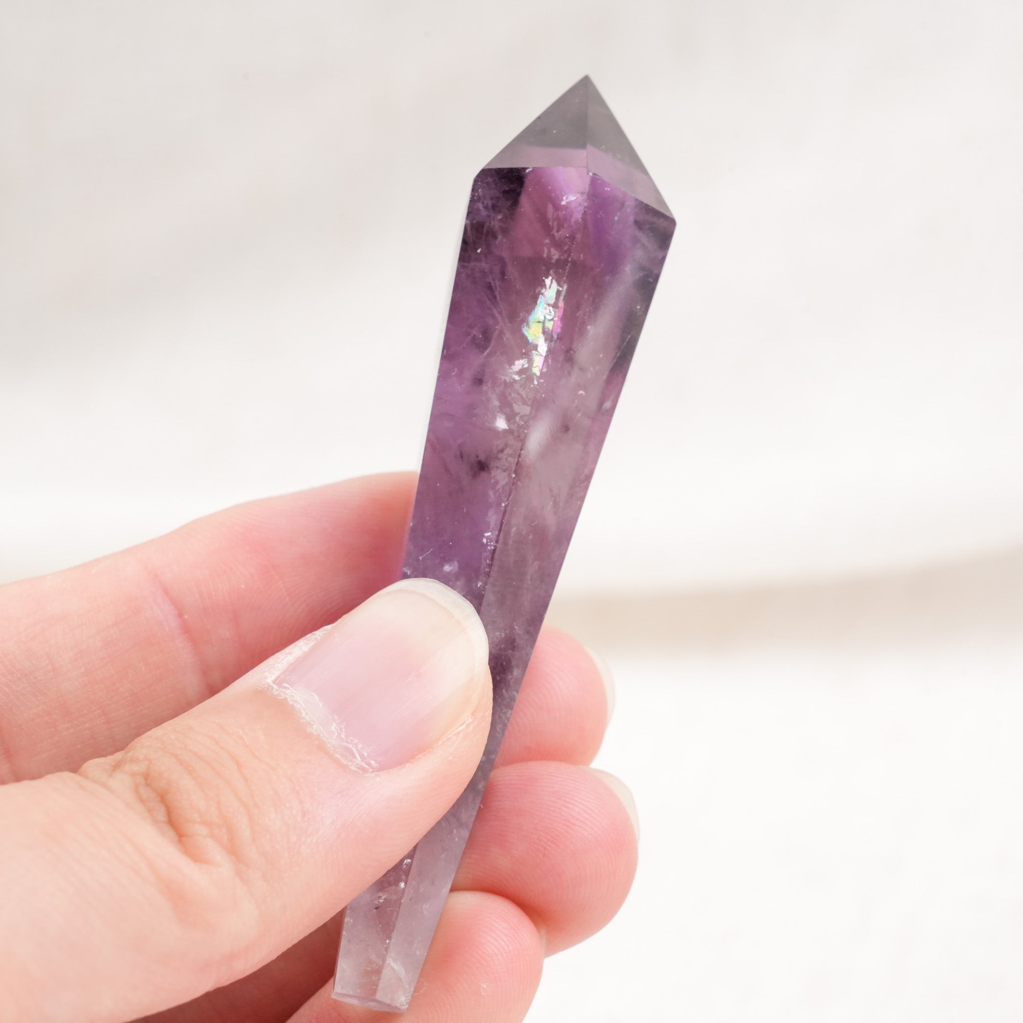 Amethyst Tumbled Wand Point