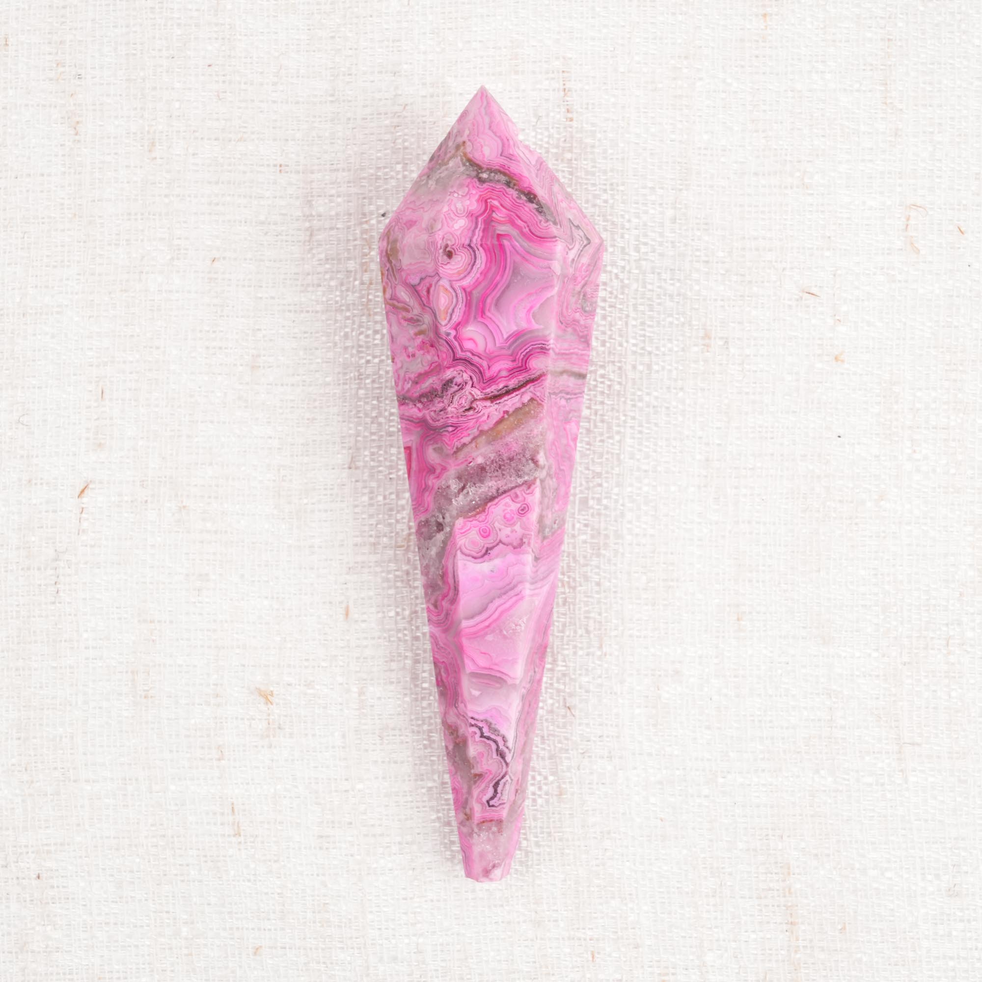 Pink Mexican Agate Wand Point