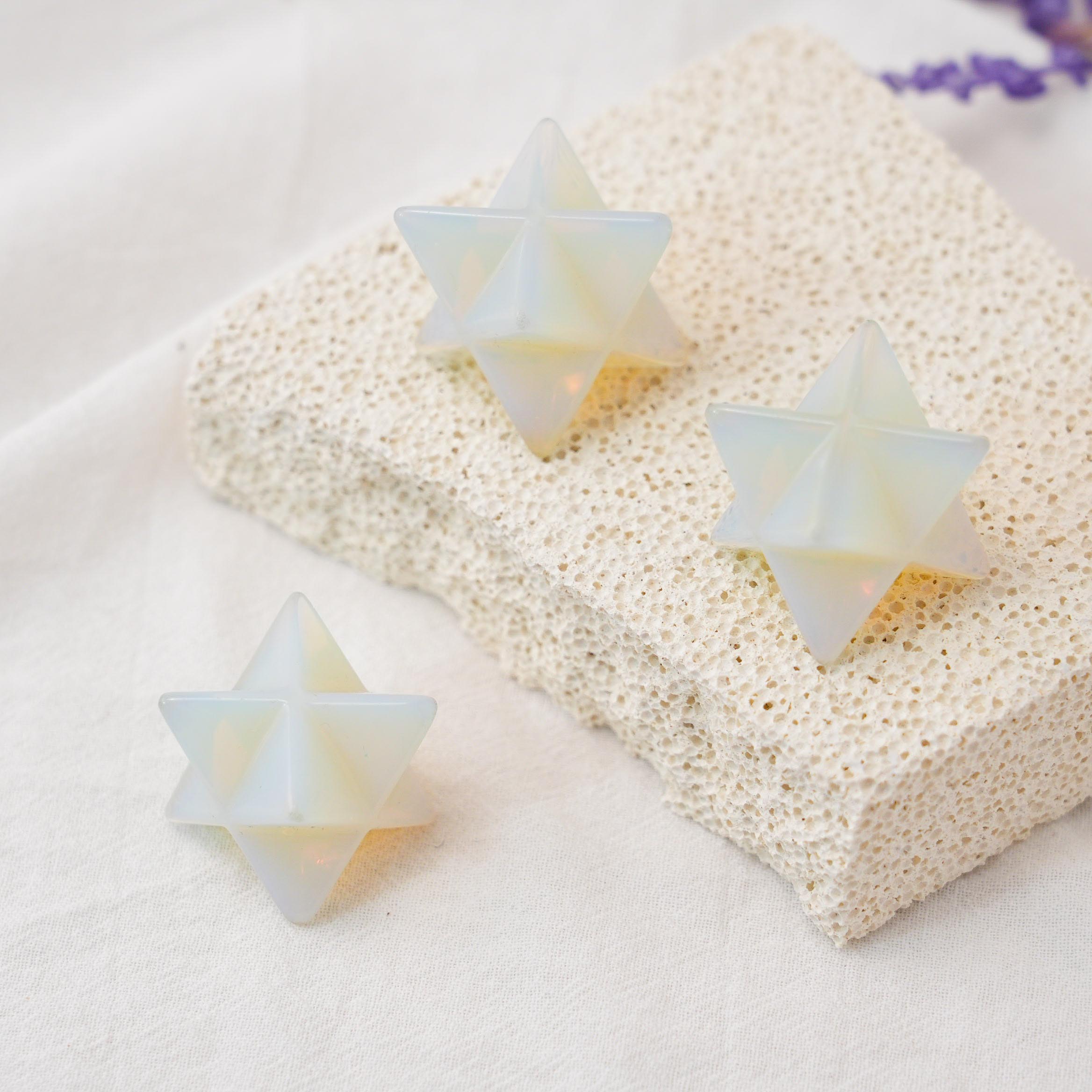 Healing Properties of Opalite Merkaba Crystal