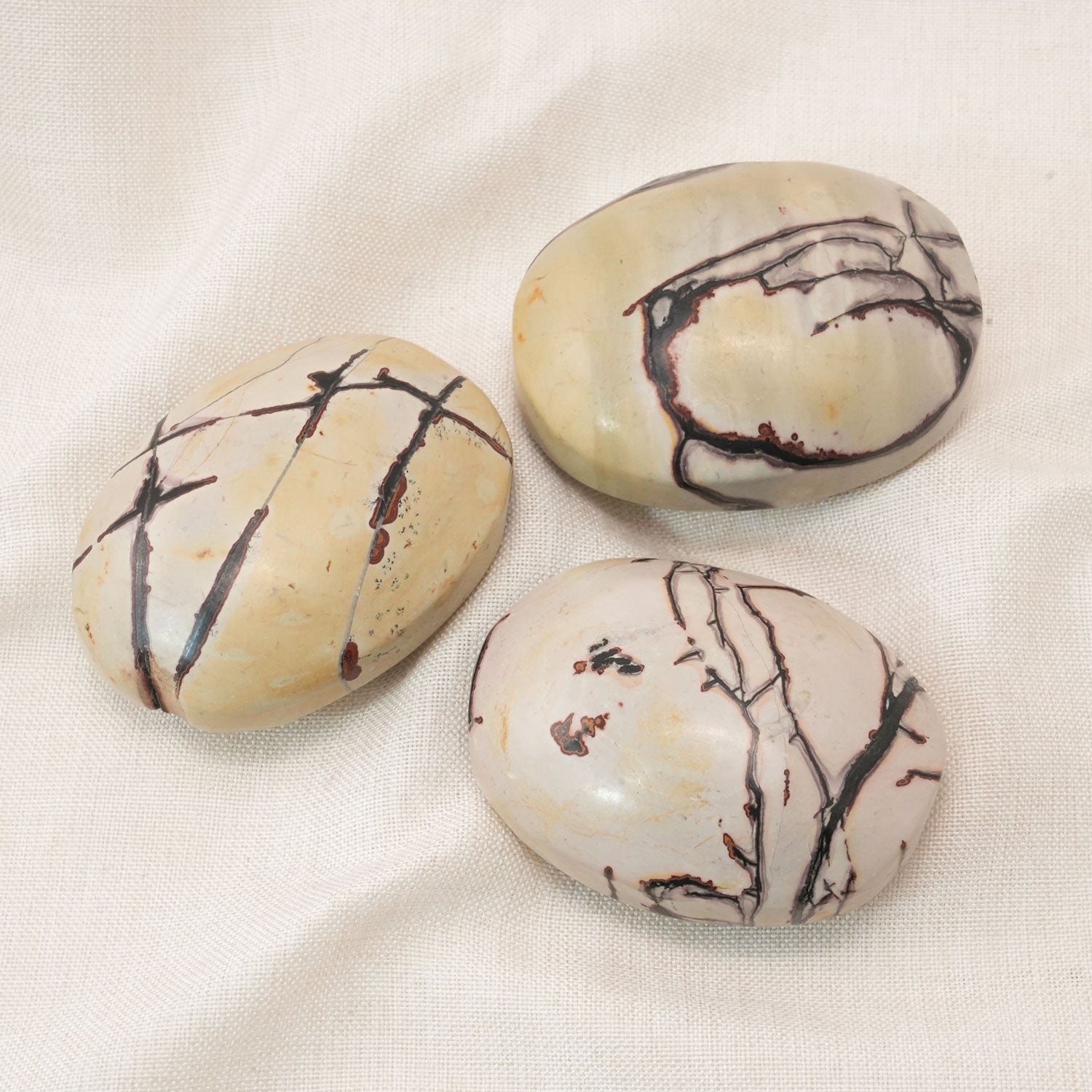 Picture Jasper Palm Stone - Inner Peace and Harmony Enhancer