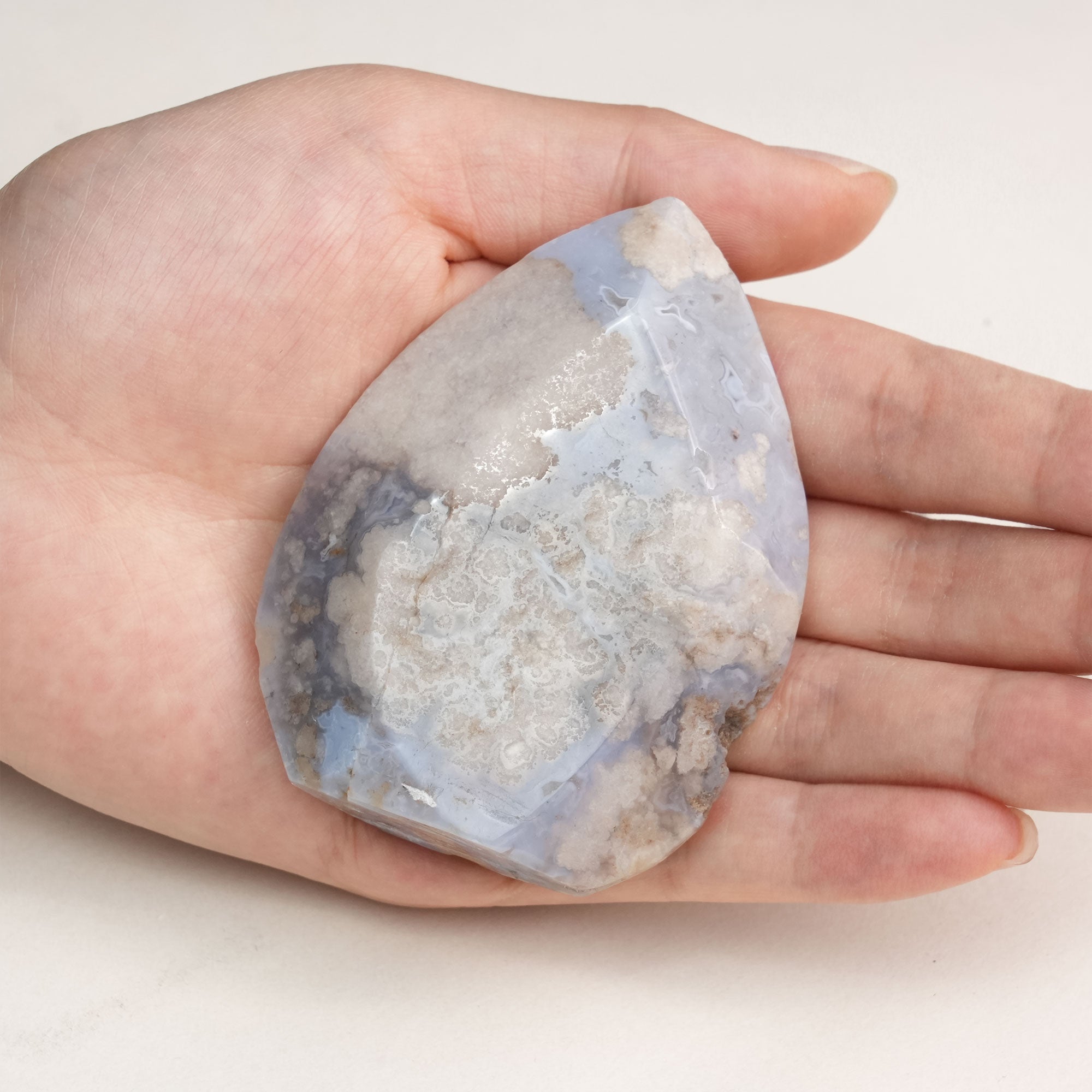 Spiritual Growth Aided by Cherry Blossom Agate Crystal