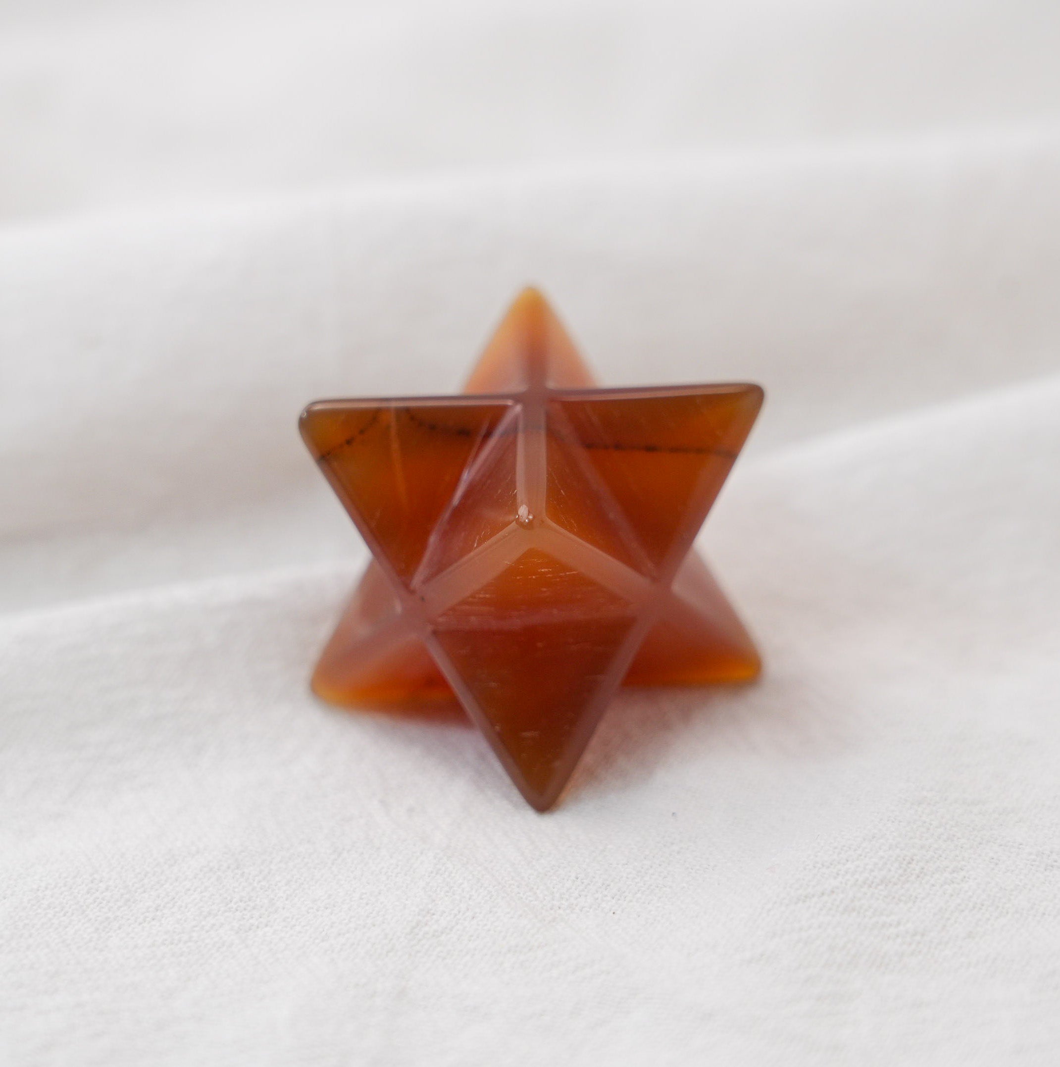 Carnelian Merkaba for creativity and courage