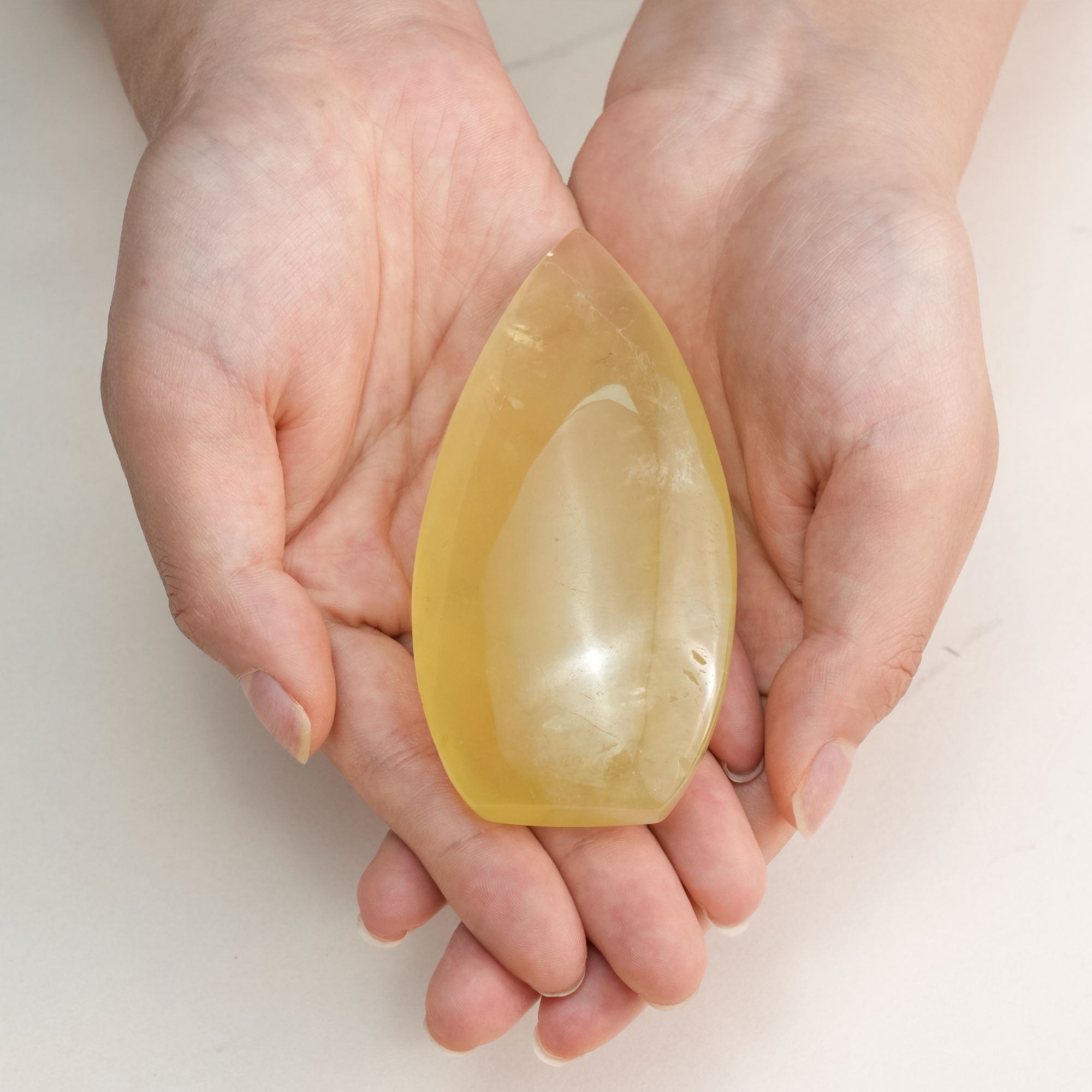 Artisanal citrine freeform crystal