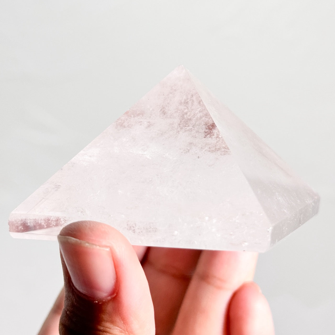 Clear Quartz Pyramid Crystal for Positive Energy