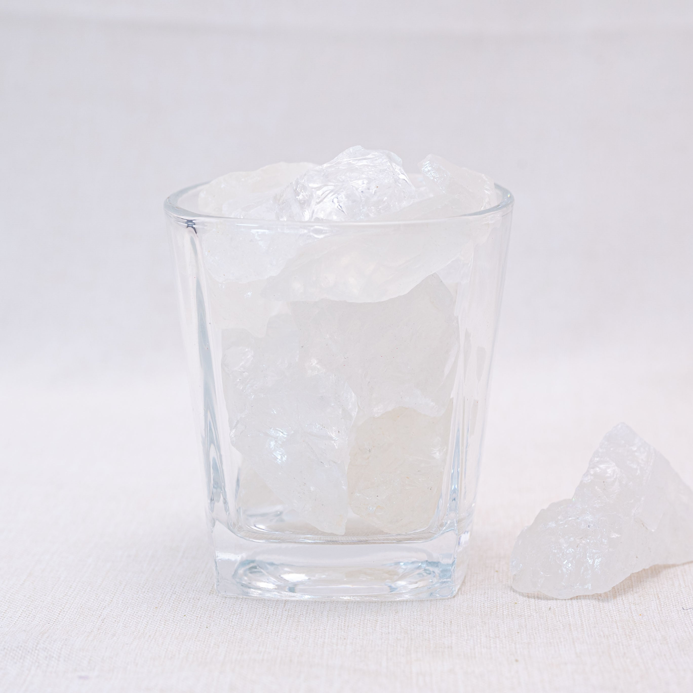 Unpolished clear quartz stones are ideal for meditation and spiritual work.