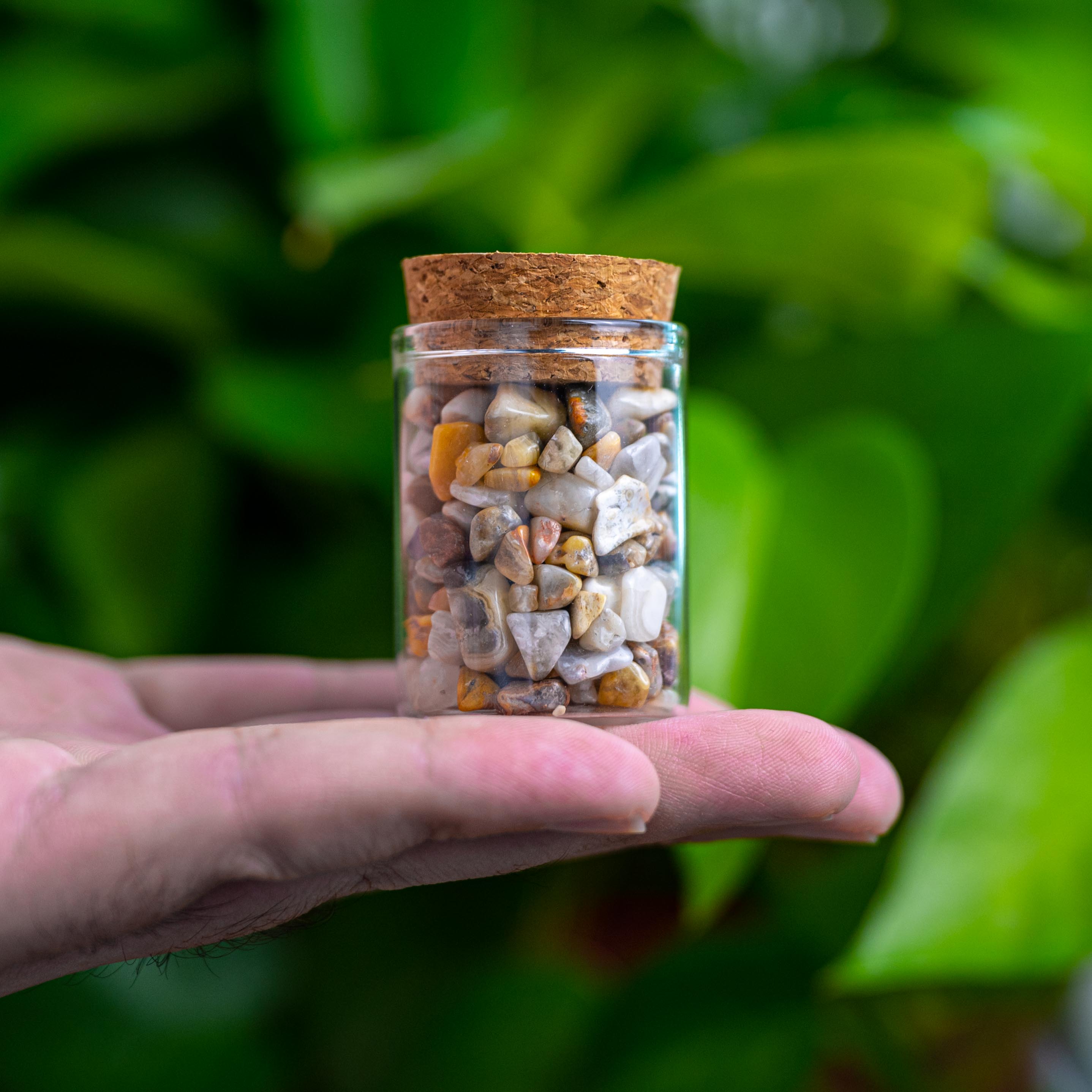 Use Crazy Agate Chips in your crystal grid for vibrant energy.