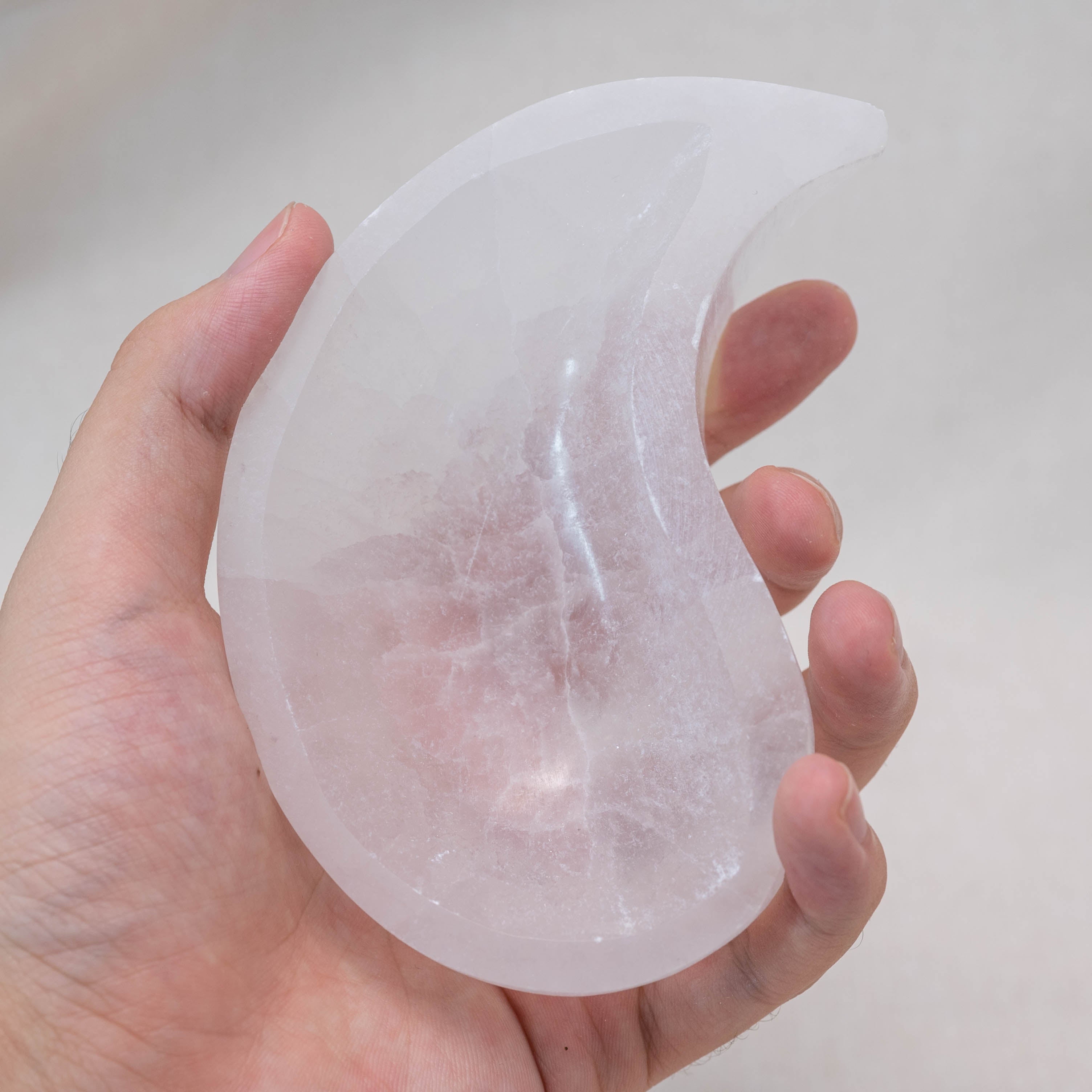 Selenite Bowl for crystal purification