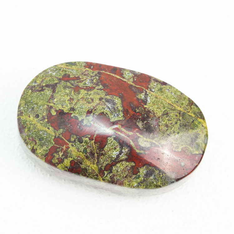 Spiritual connection with Dragon Blood Stone Palmstone