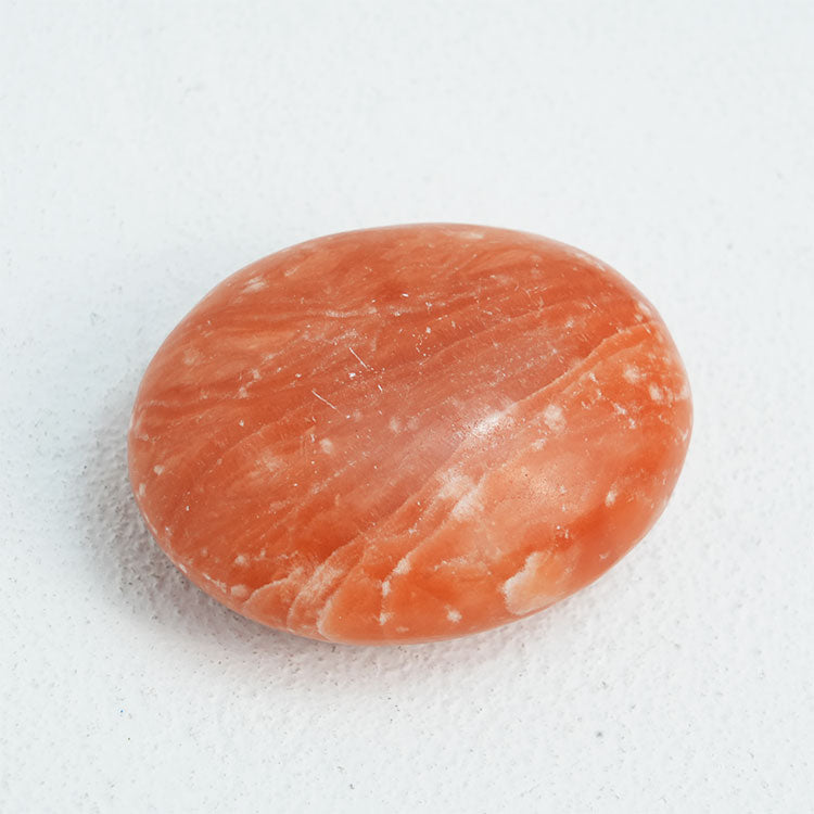 Energetic dyed red selenite crystal tower for spiritual growth