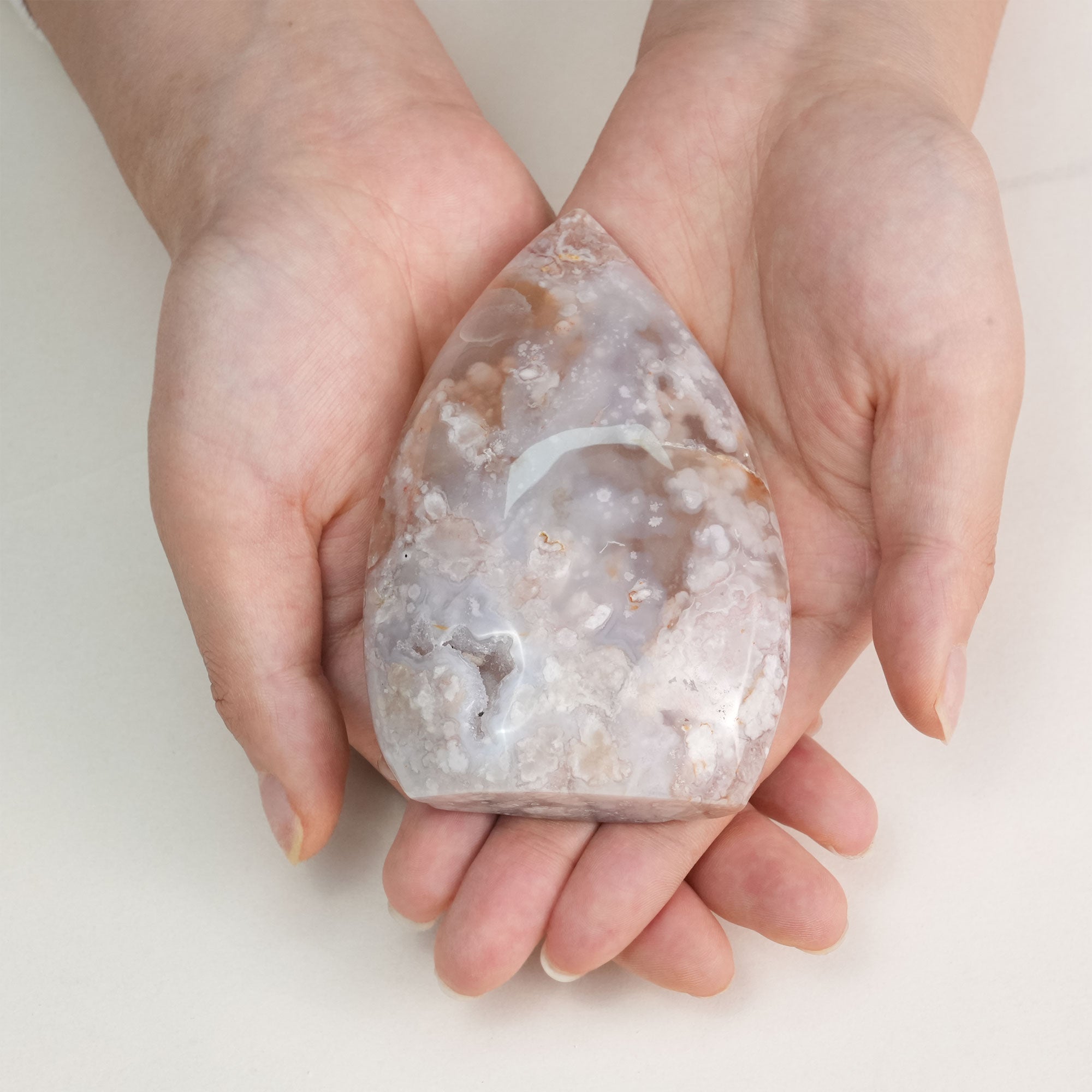 Flower Agate Flame Freeform Crystal