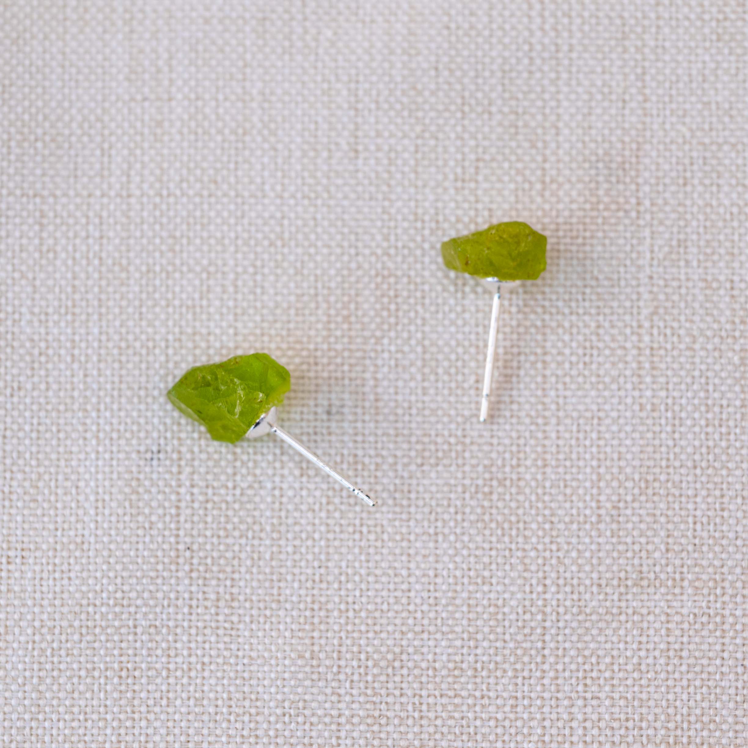 Made from authentic peridot, they are a stylish addition to your jewelry collection.