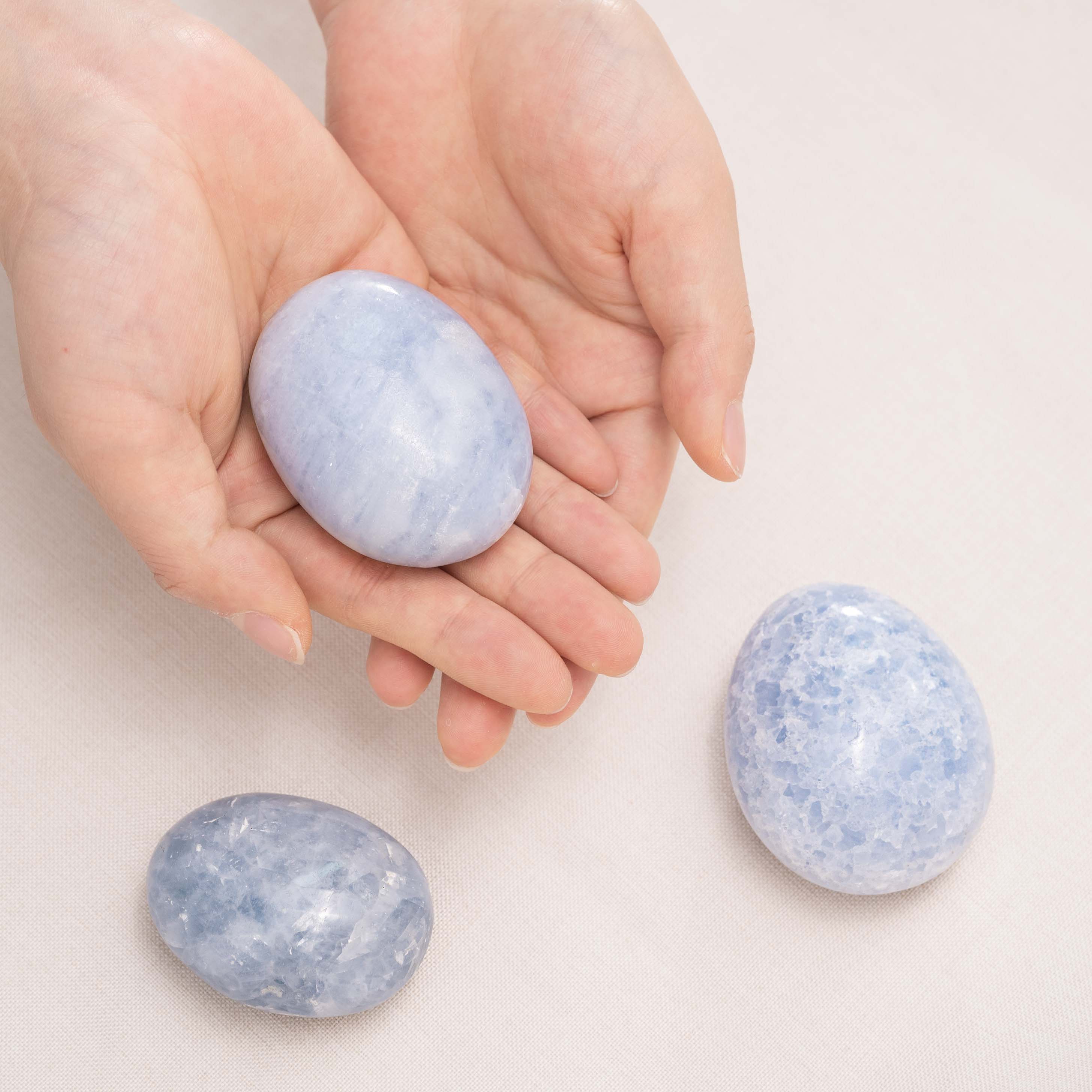 Blue Calcite Crystal - Negative Energy Cleansing