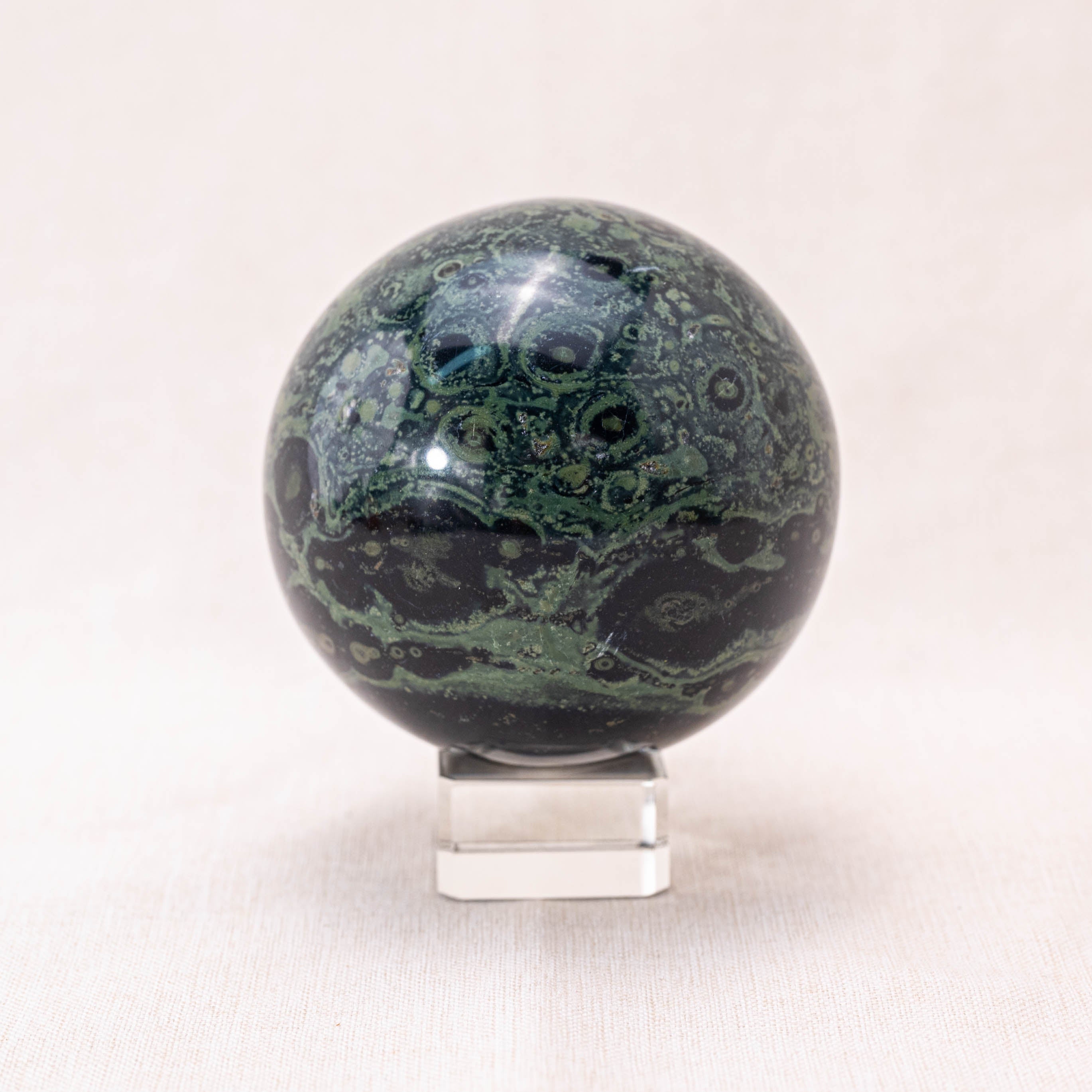 Decorative Kambaba Jasper Sphere with natural patterns