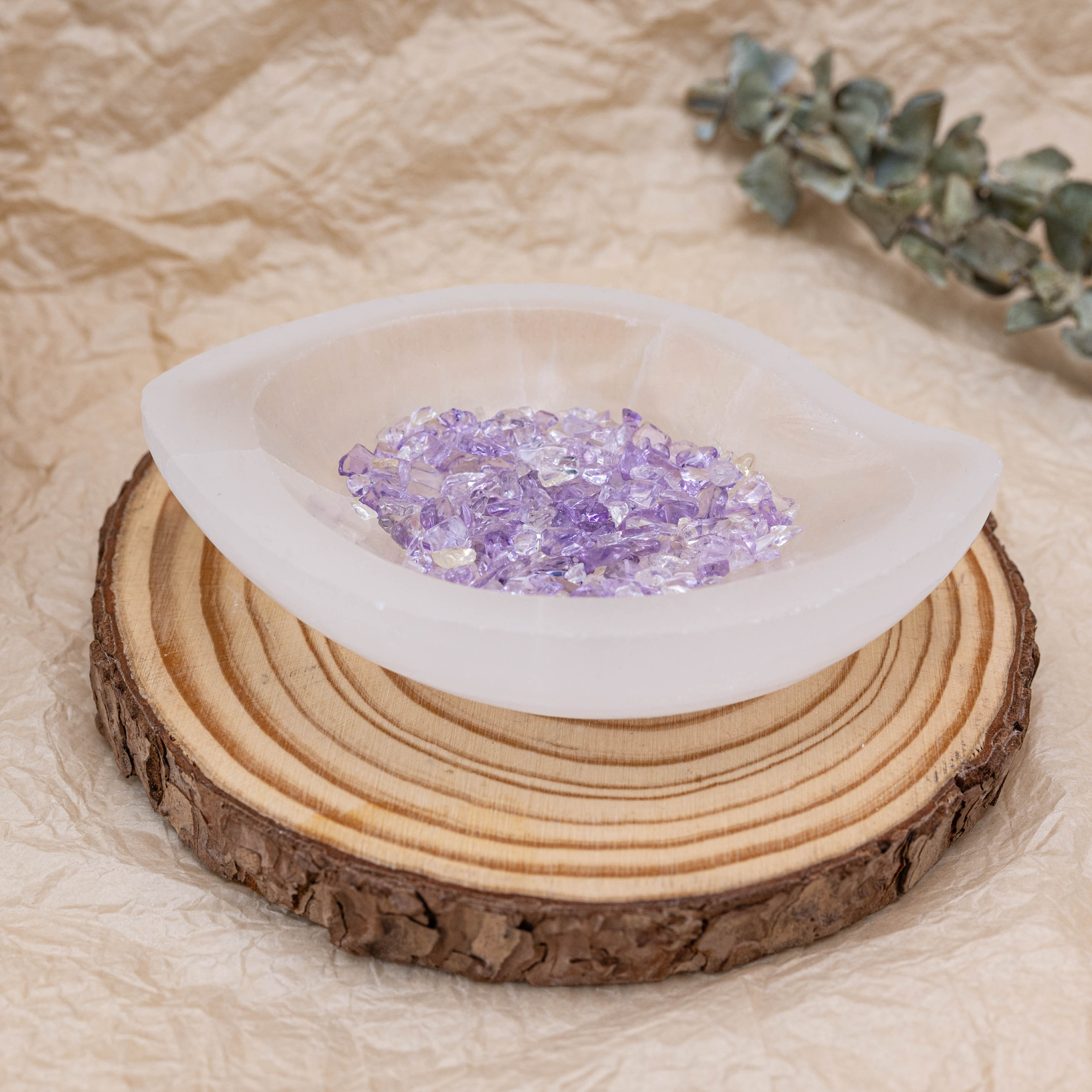 Crystal charging Selenite Bowl