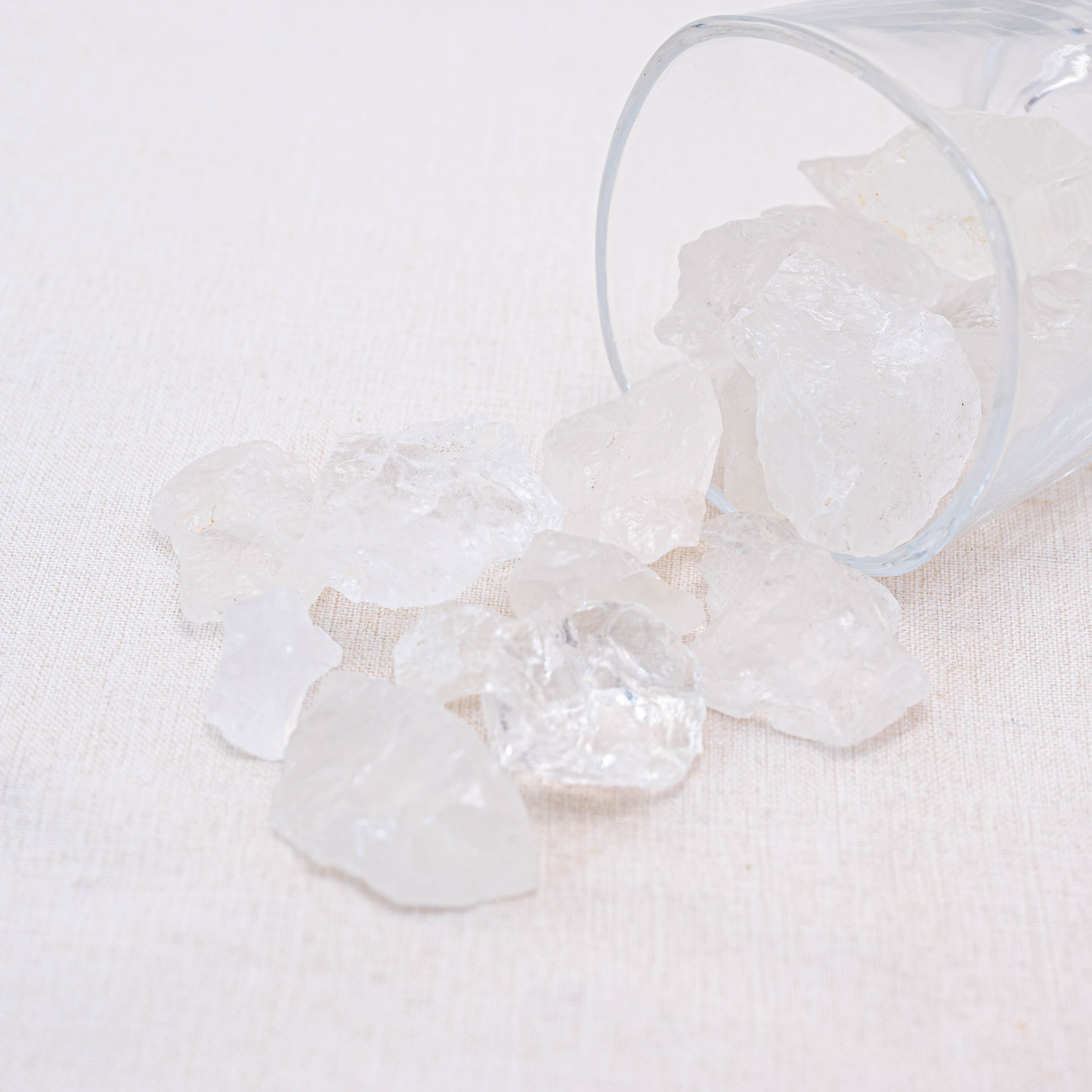 Clear Quartz Raw Stone is renowned for its powerful healing properties.
