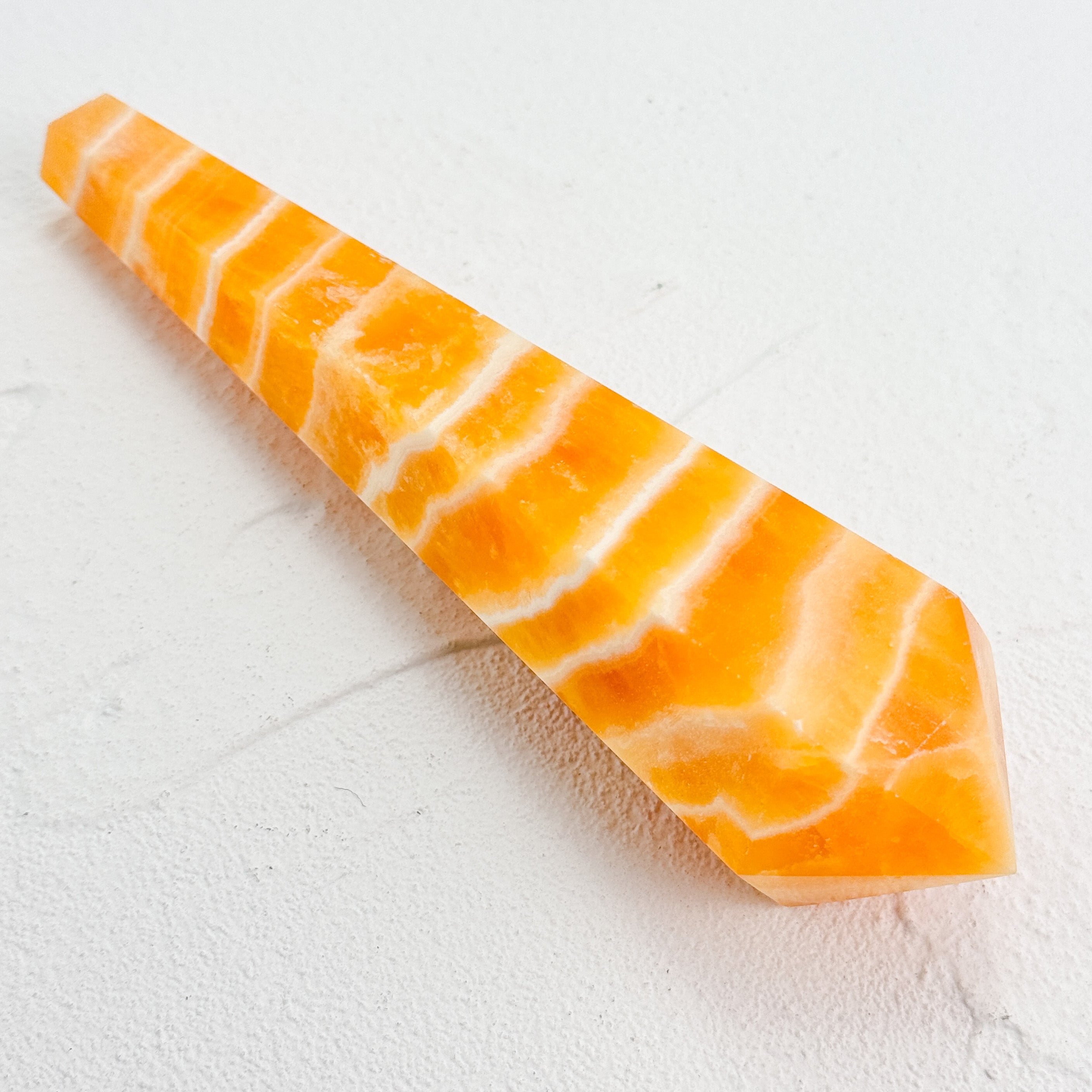 Yellow Calcite Wand - Meditation Aid