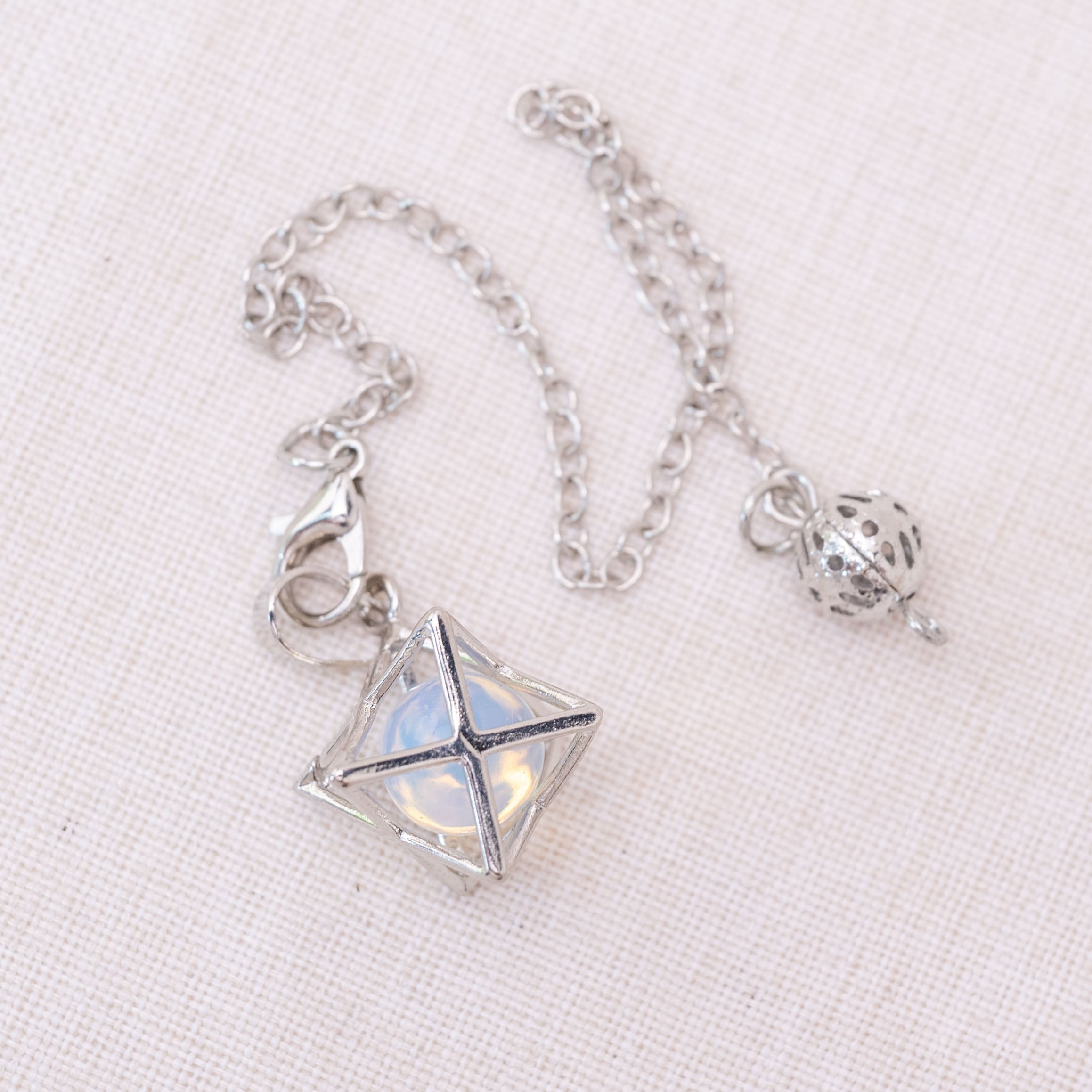 Opalite Merkaba pendulum balancing energy