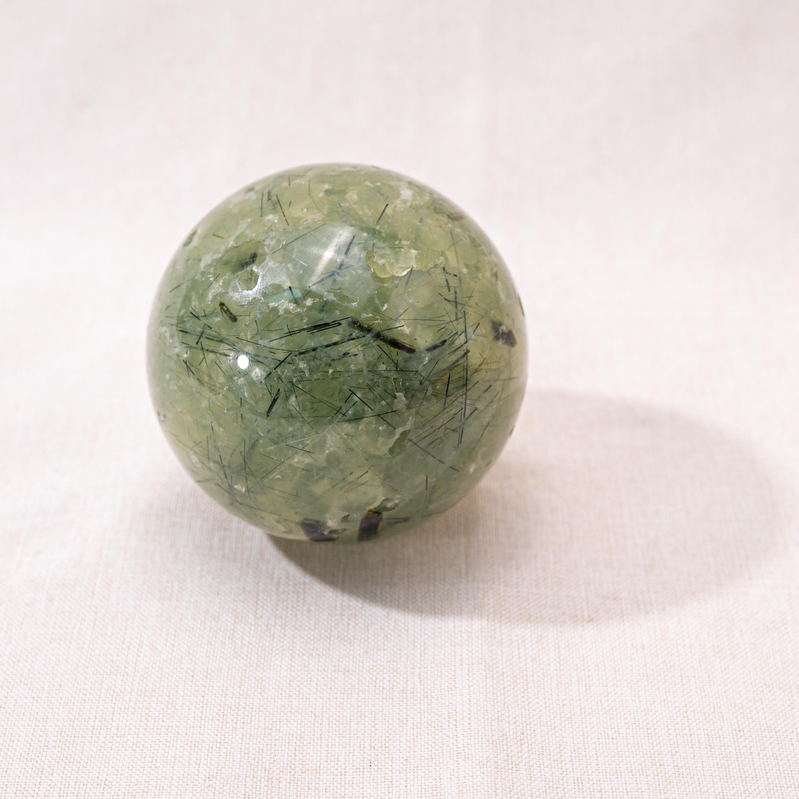 Prehnite Sphere for intuition and insight