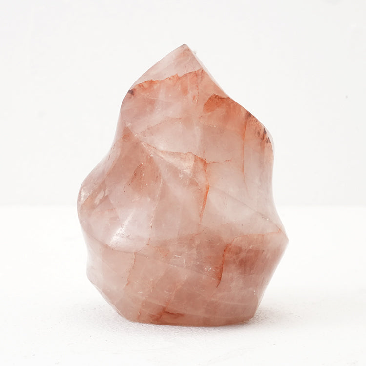 Red Fire Quartz Flame crystal decor piece energy crystal