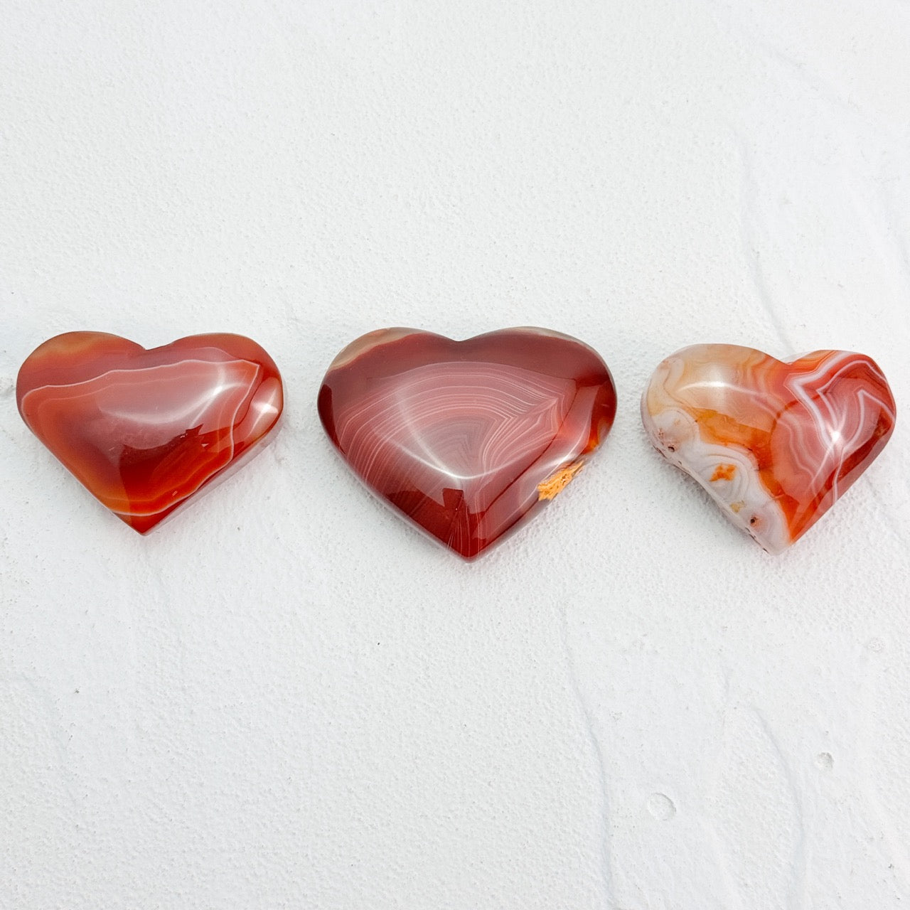 Sardonyx Heart Gemstone - Symbol of Strength and Protection