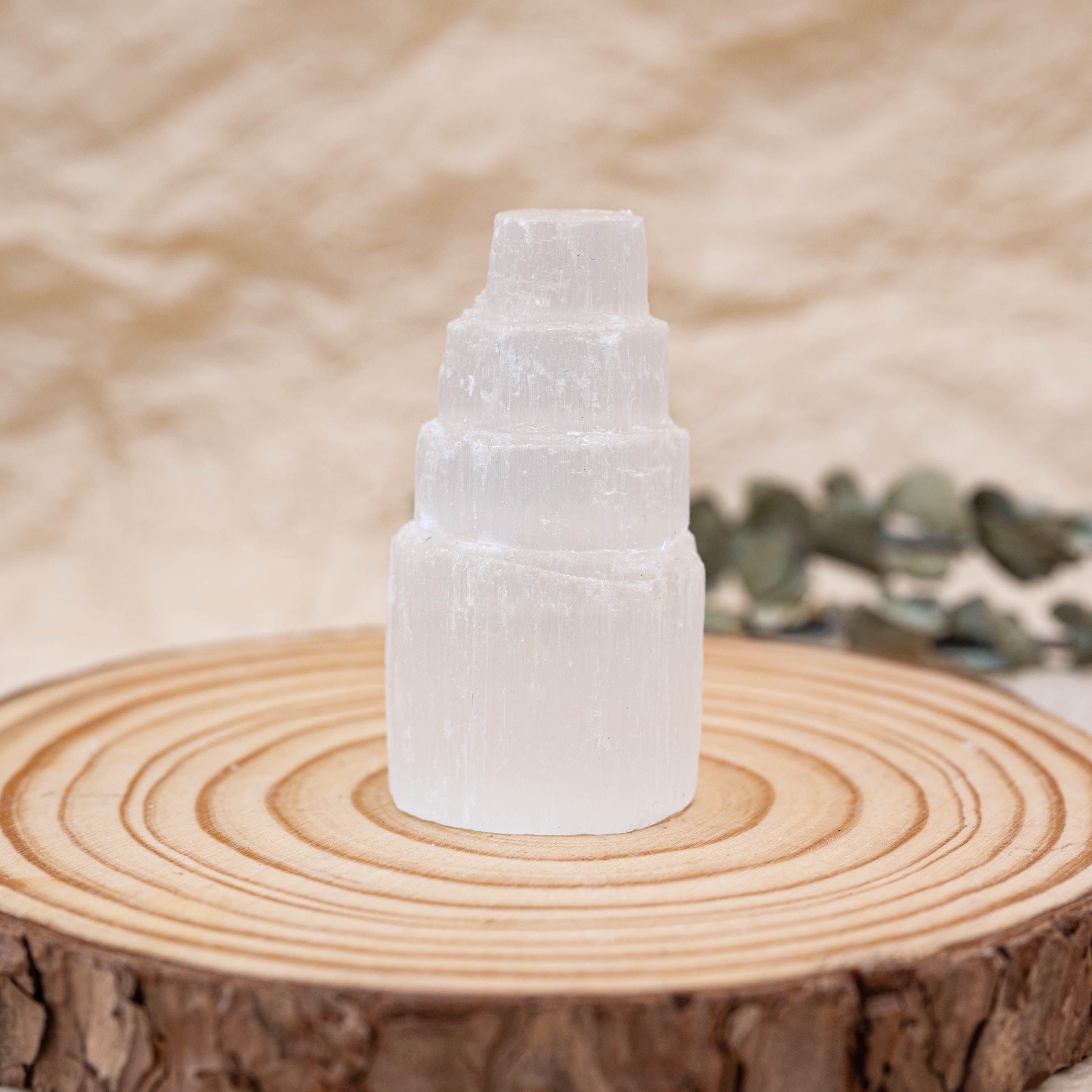Decorative Selenite Peak Tower