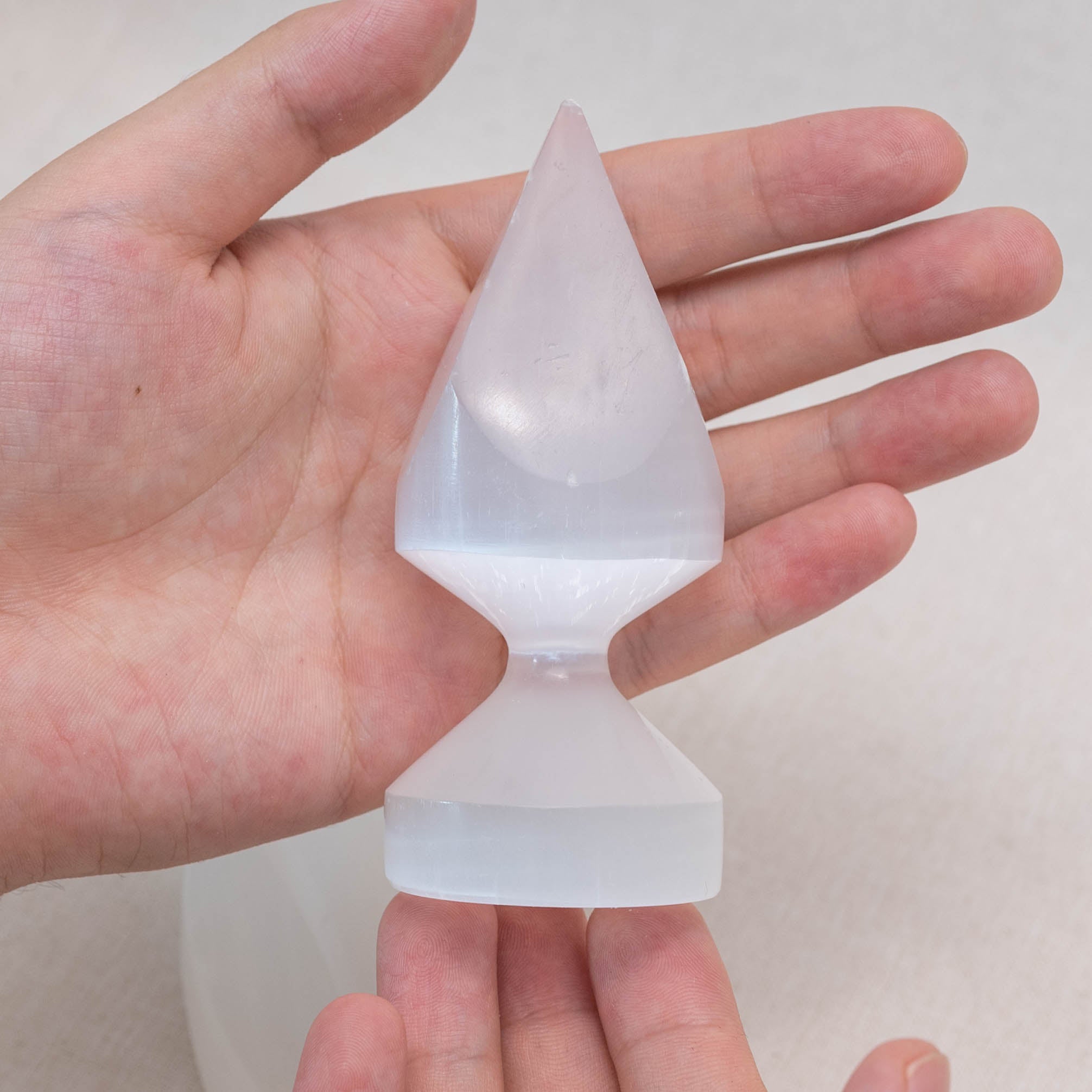 Pointed Selenite Spear Tip
