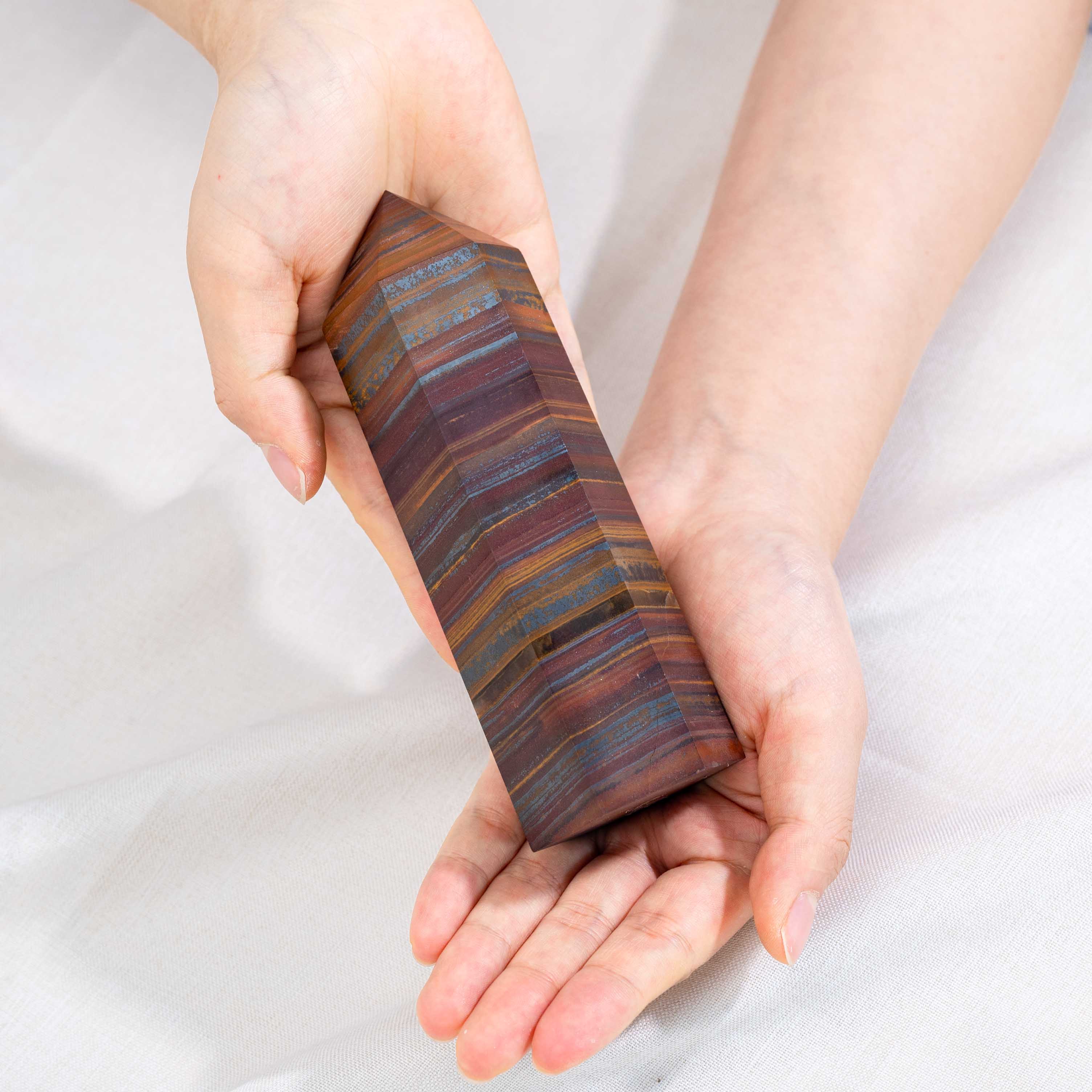 This crystal tower is a beautiful addition to any collection, combining aesthetics with powerful healing properties