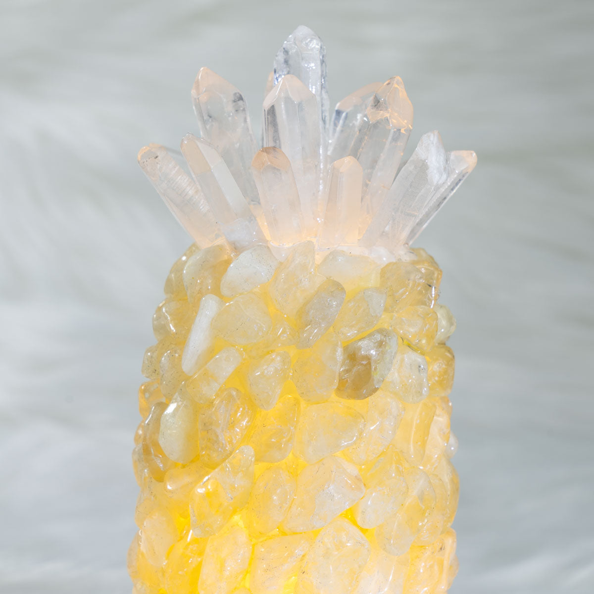 Citrine Chips Pineapple Lamp In Bulk