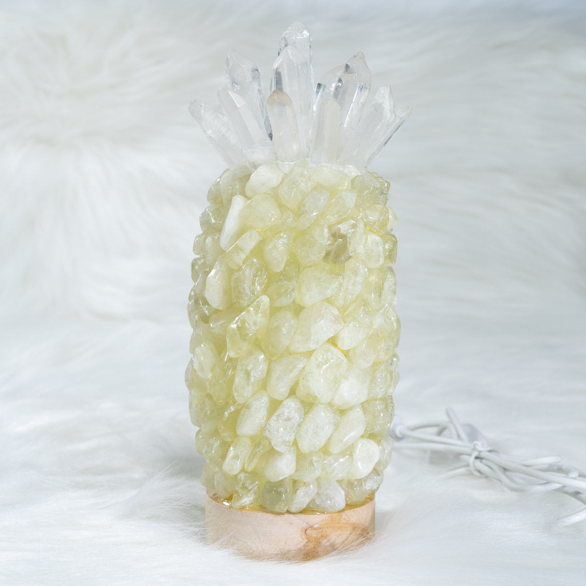 Citrine Chips Pineapple Lamp In Bulk