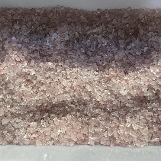 0.5-1.5cm Rose Quartz Crushed Stones In Bulk
