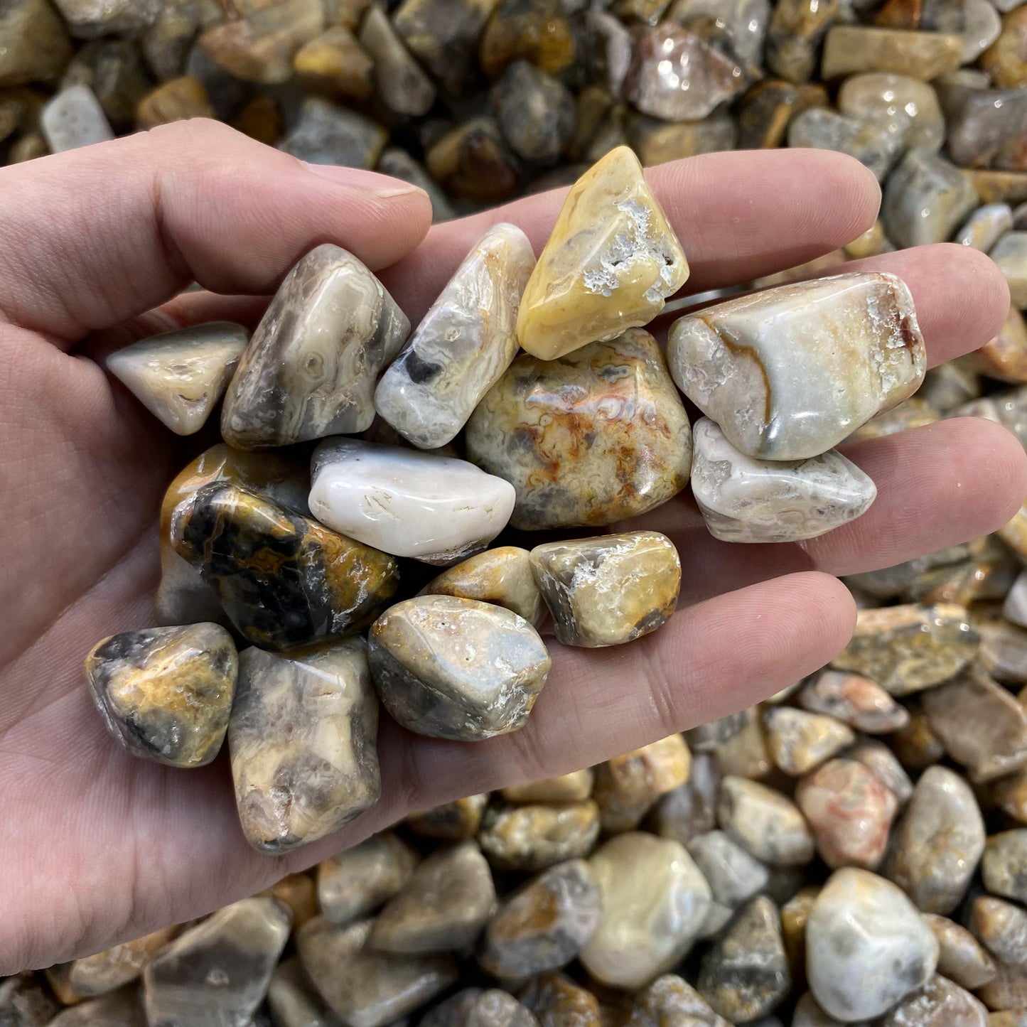 2-3cm Crazy Agate Crushed Stones In Bulk