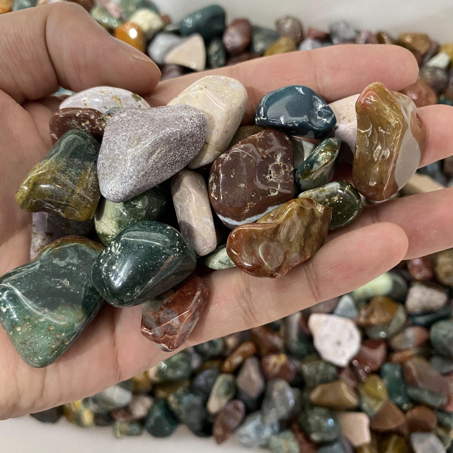 2-3cm Ocean Jasper Crushed Stones In Bulk