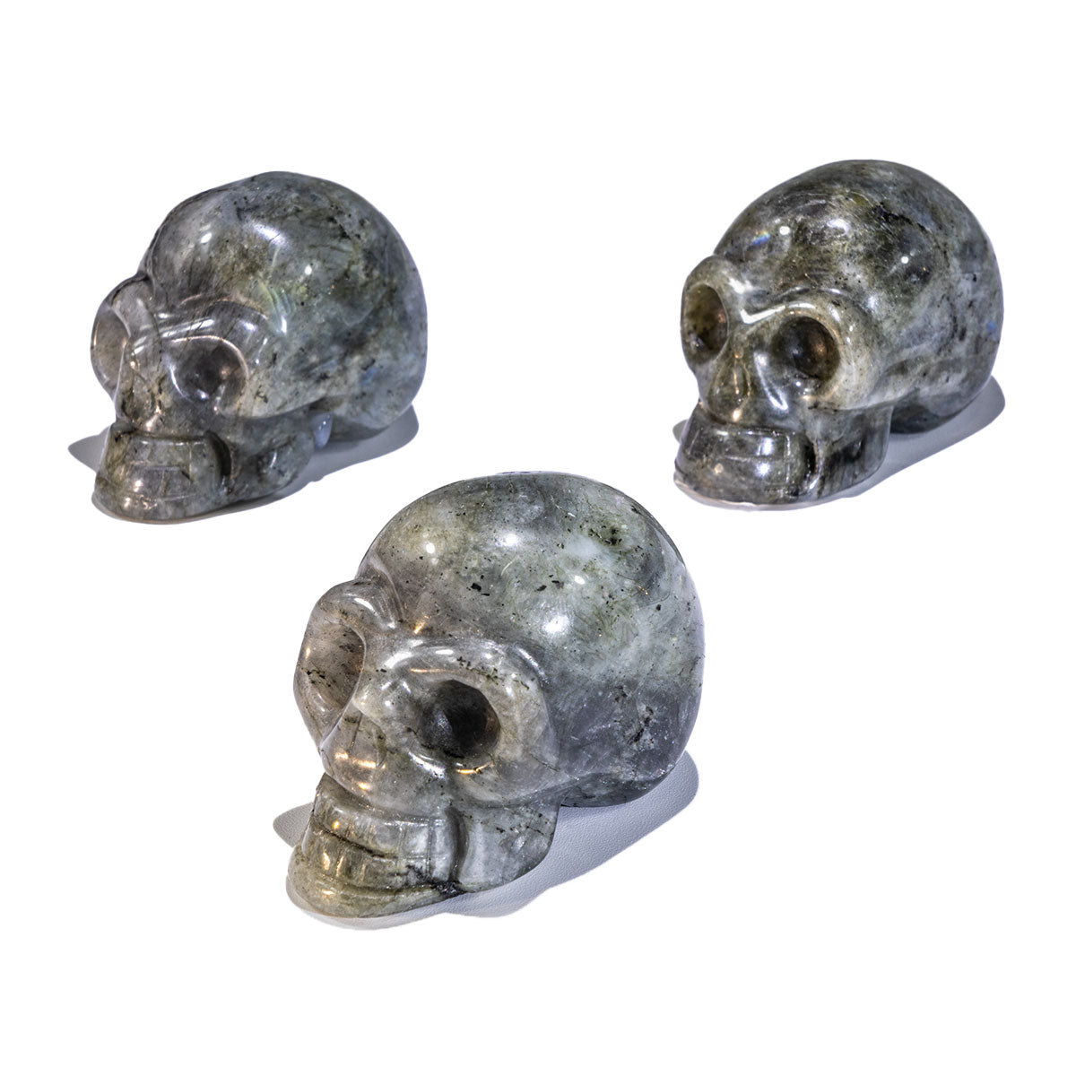 2-Inch Labradorite Skull In Bulk